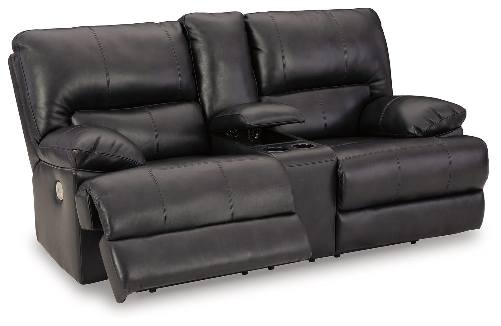 Mountainous - Power Reclining Loveseat With Console /Adj Headrest - Eclipse - Image 2