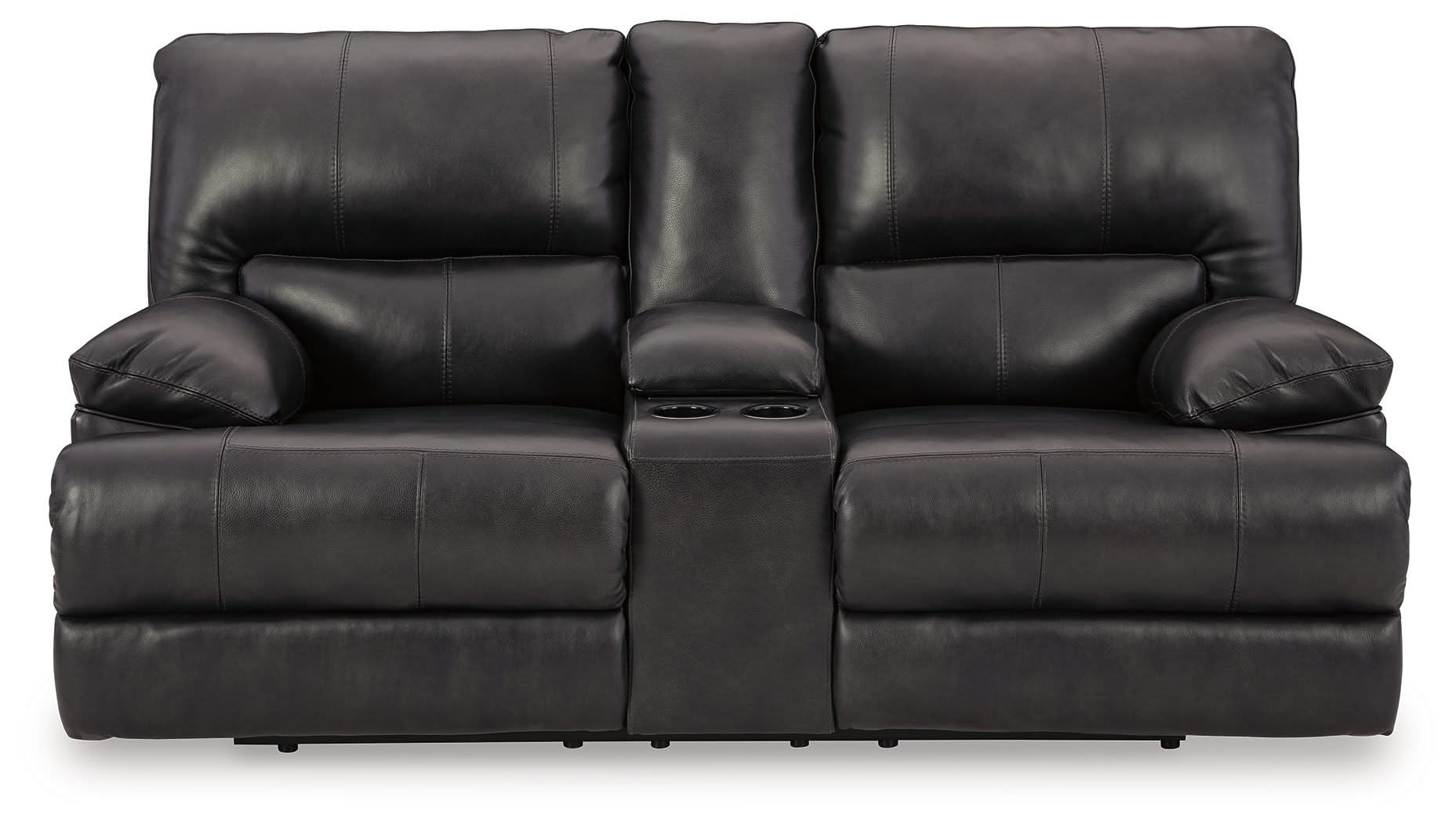 Mountainous - Power Reclining Loveseat With Console /Adj Headrest - Eclipse - Image 4