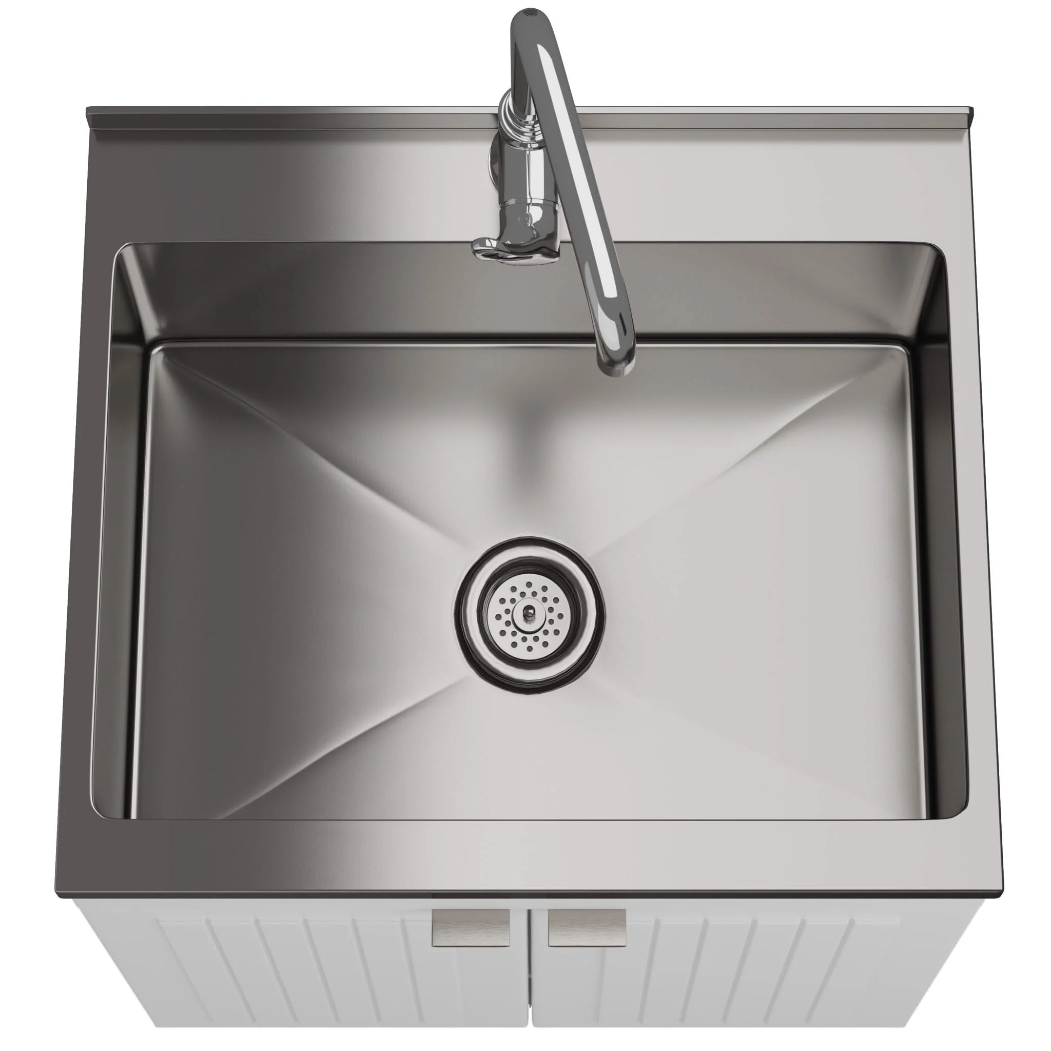 Murphy - Laundry Cabinet & Faucet And Stainless Steel Sink - Image 12
