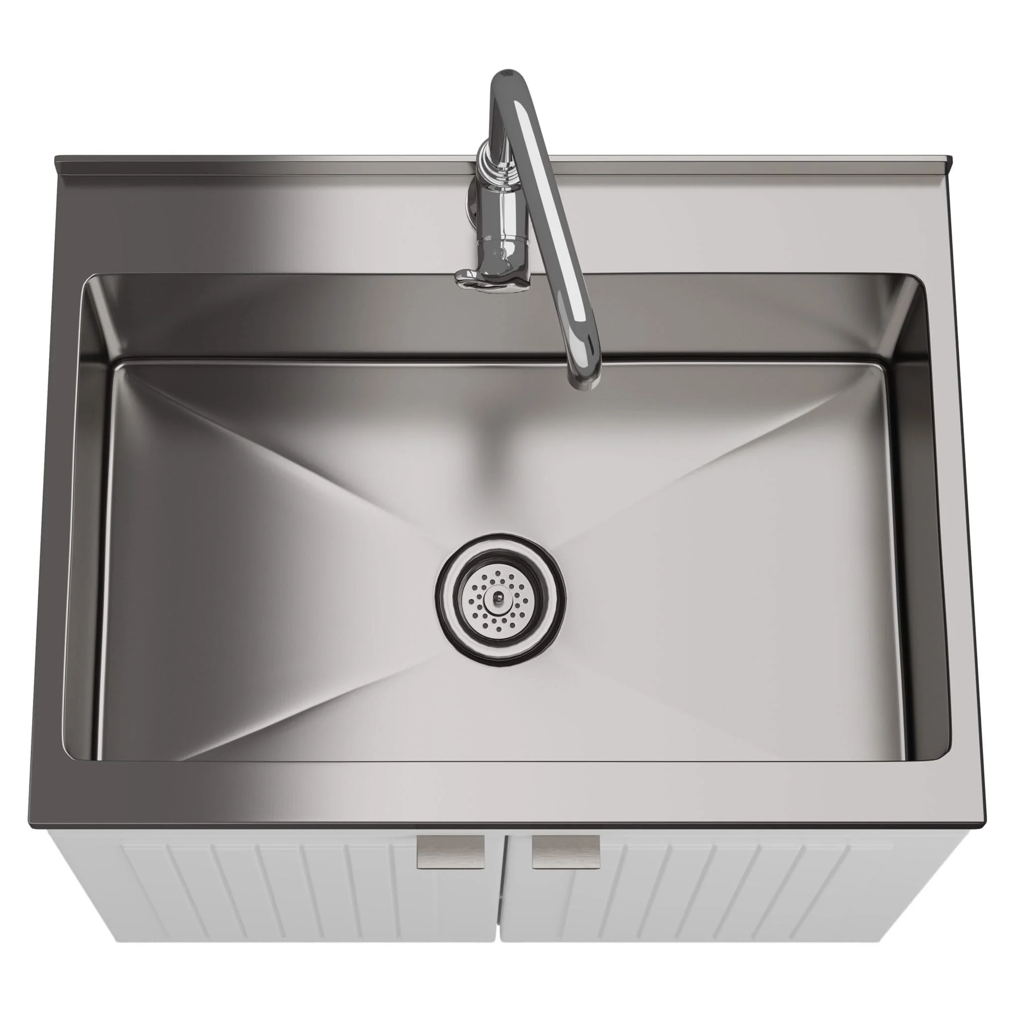 Murphy - Laundry Cabinet & Faucet And Stainless Steel Sink - Image 6