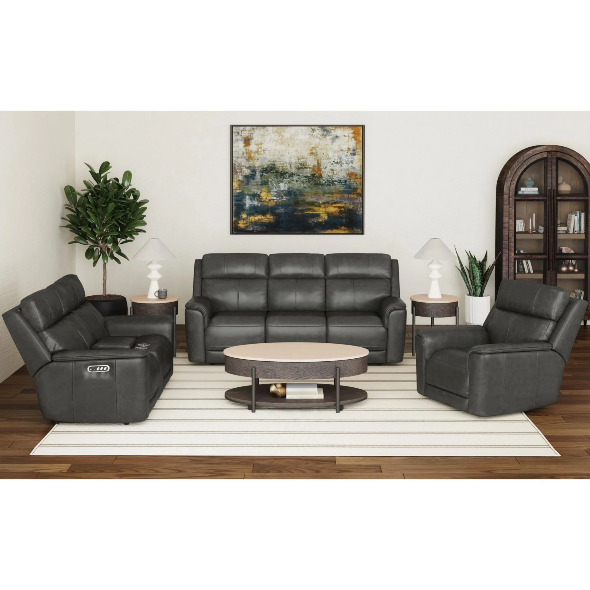 Mustang - P3 Sofa With DDT, Wireless Chargerin - Image 5