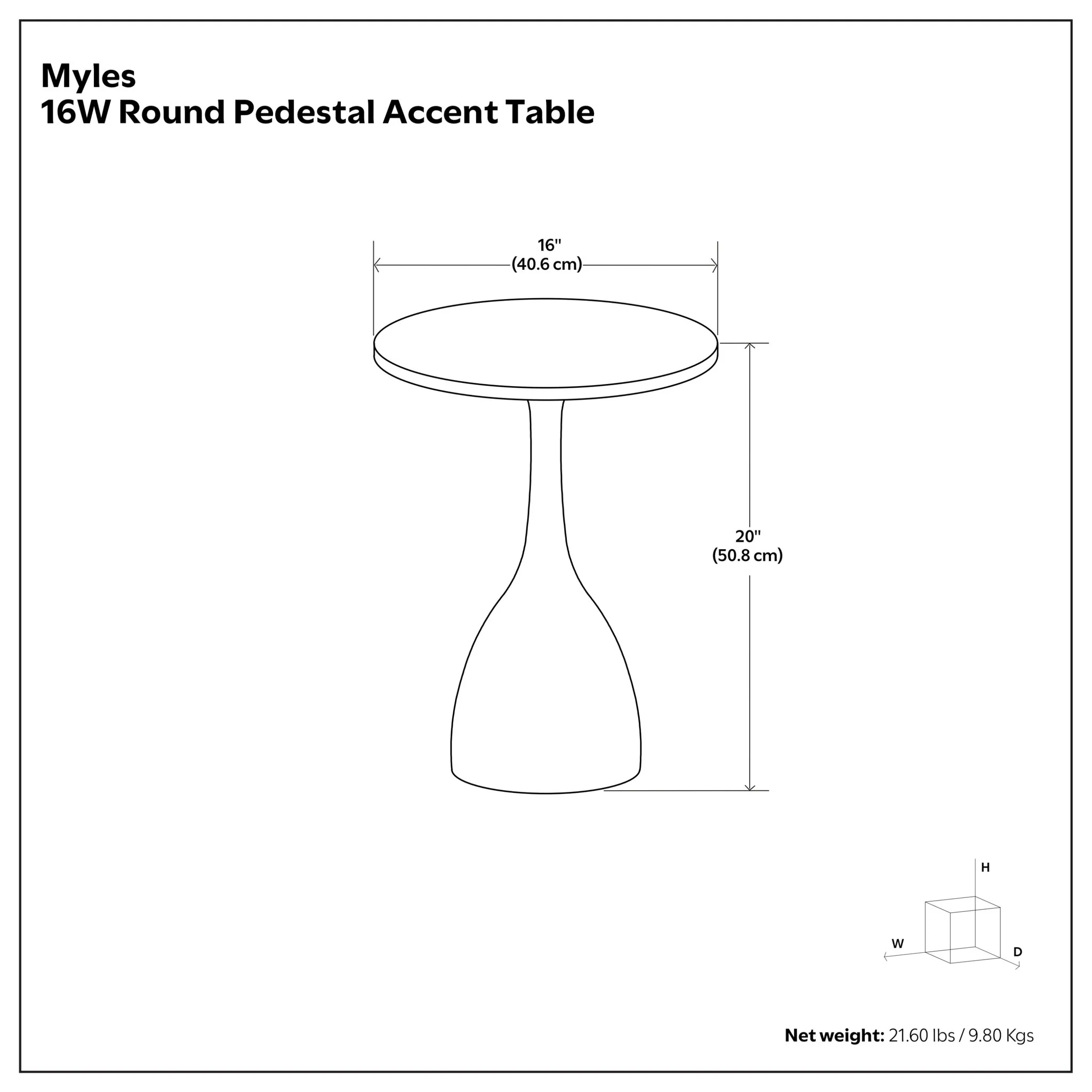 Myles - Side Table - Black - Image 4