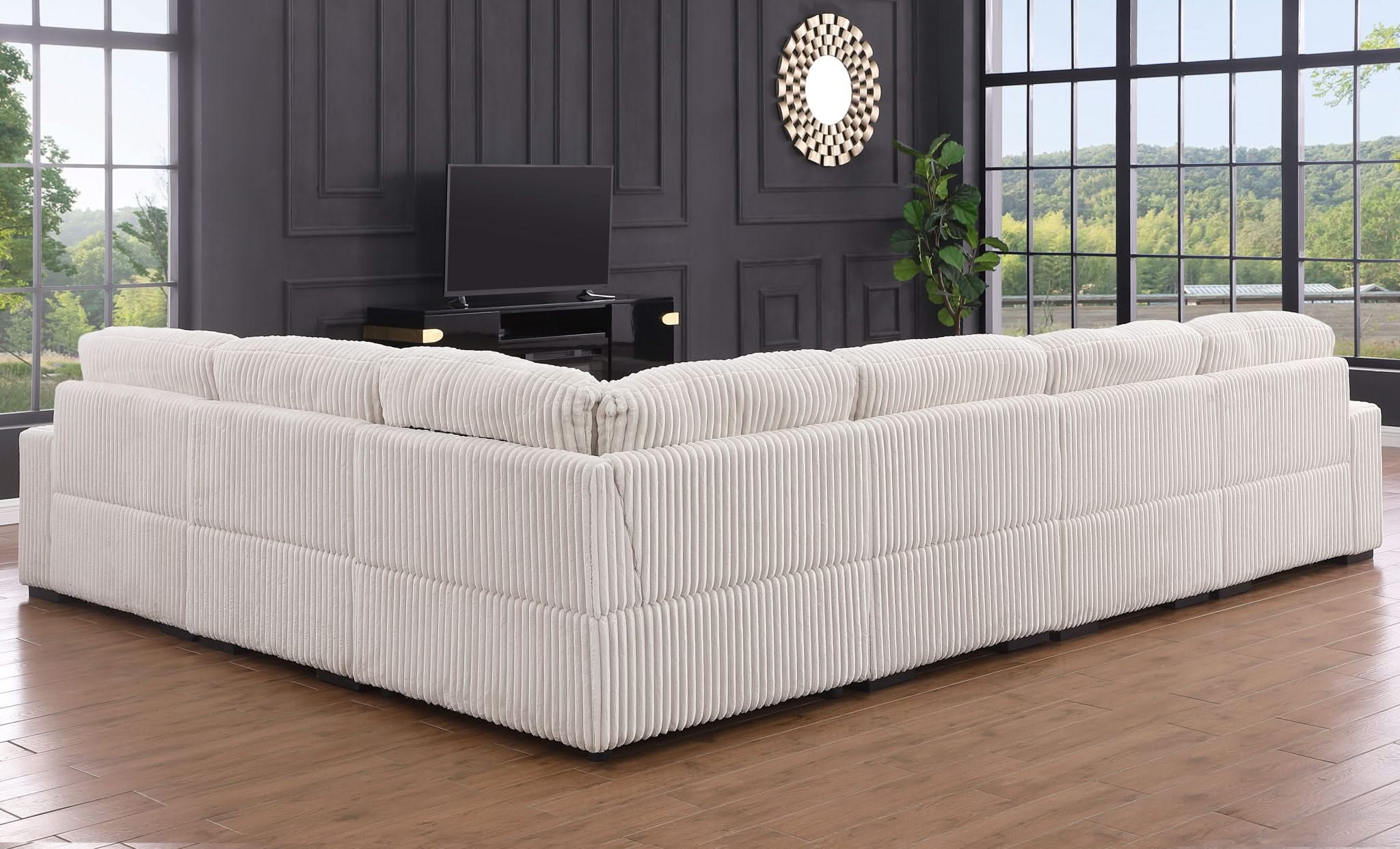 Nadine - Modular Corner Sectional Sofa With Left Facing Chaise - Image 6