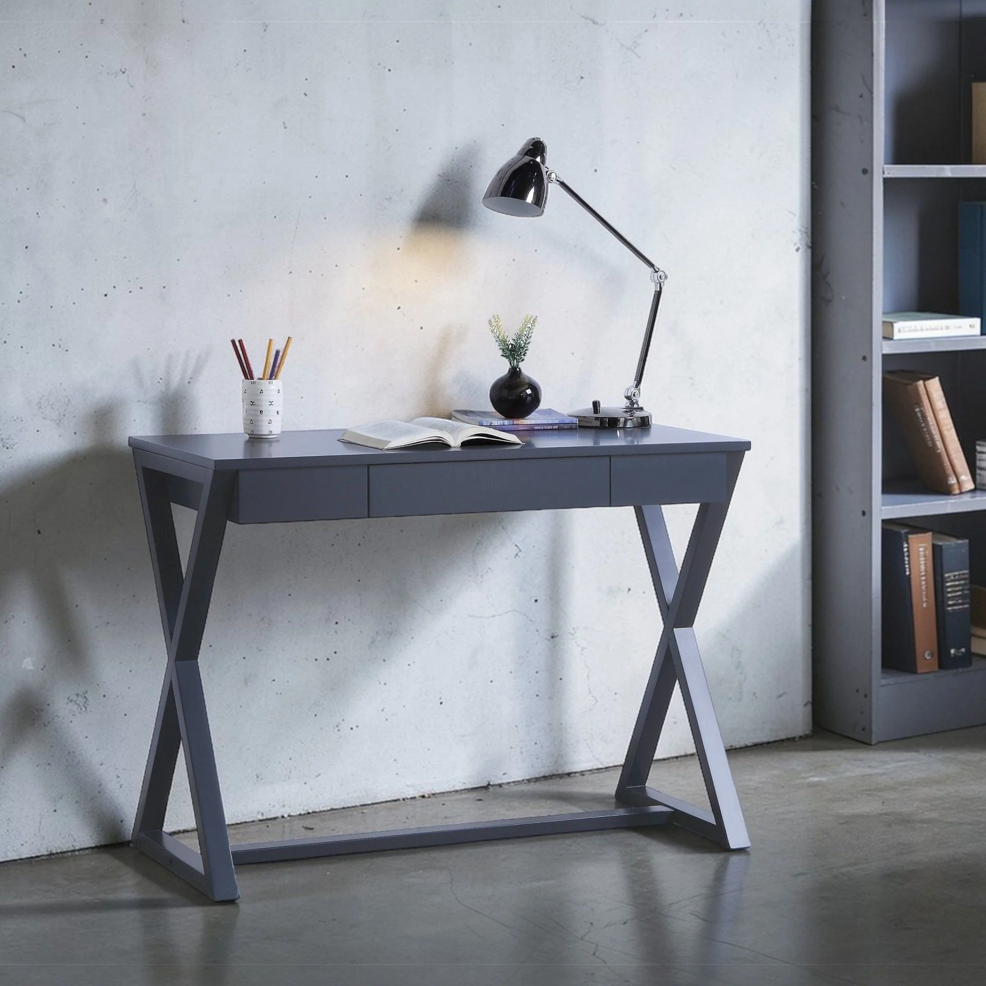 Nalo - Console Table - Charcoal - Image 4