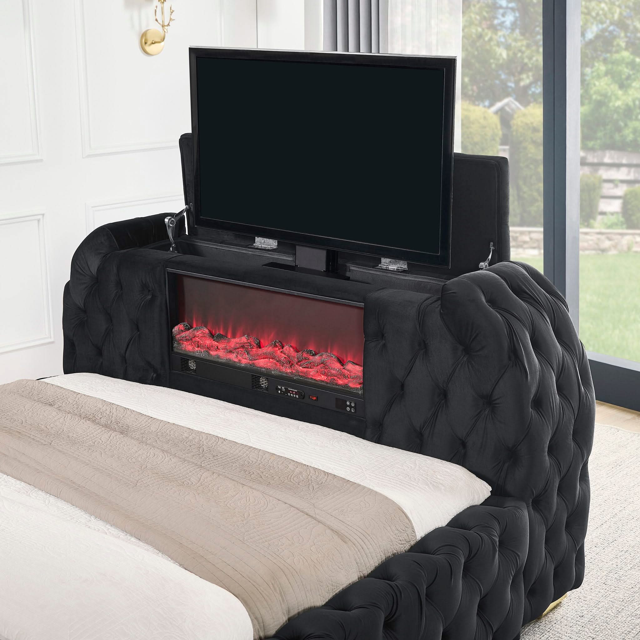Natalia - King Bed - Black - Image 2