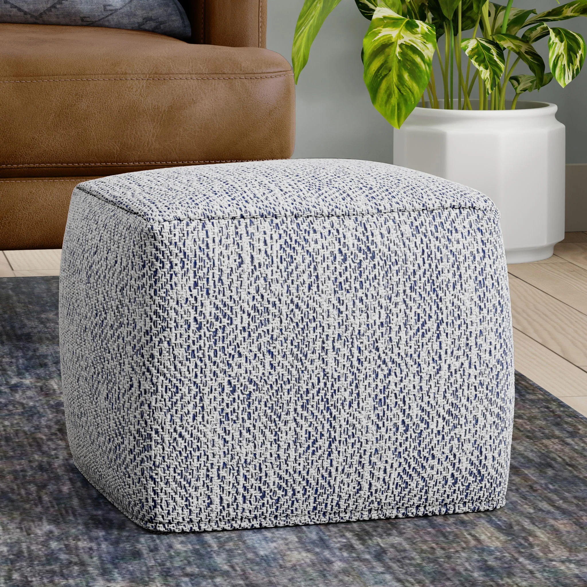 Nate - Square Pouf - Image 8