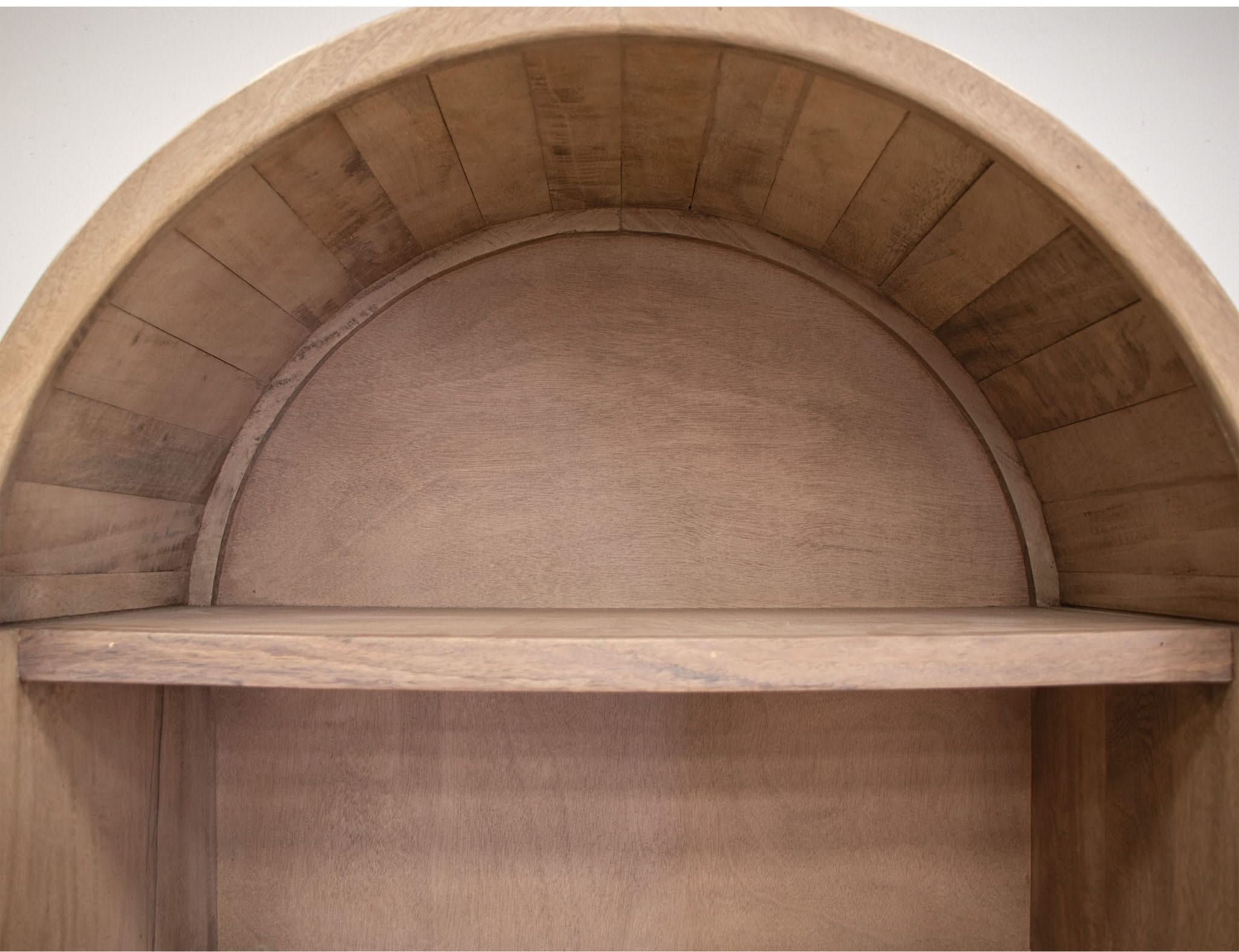 Natural Parota - 5 Shelves Bookcase - Brown Cappuccino - Image 3