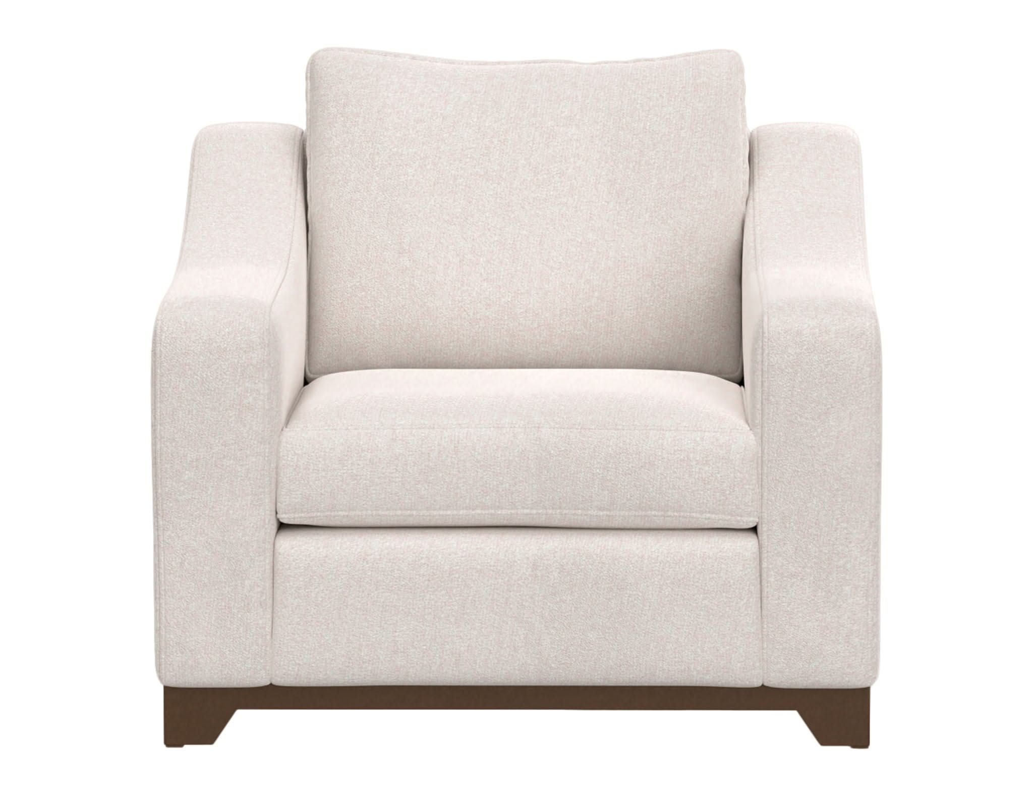 Natural Parota - Armchair - Mink Withe