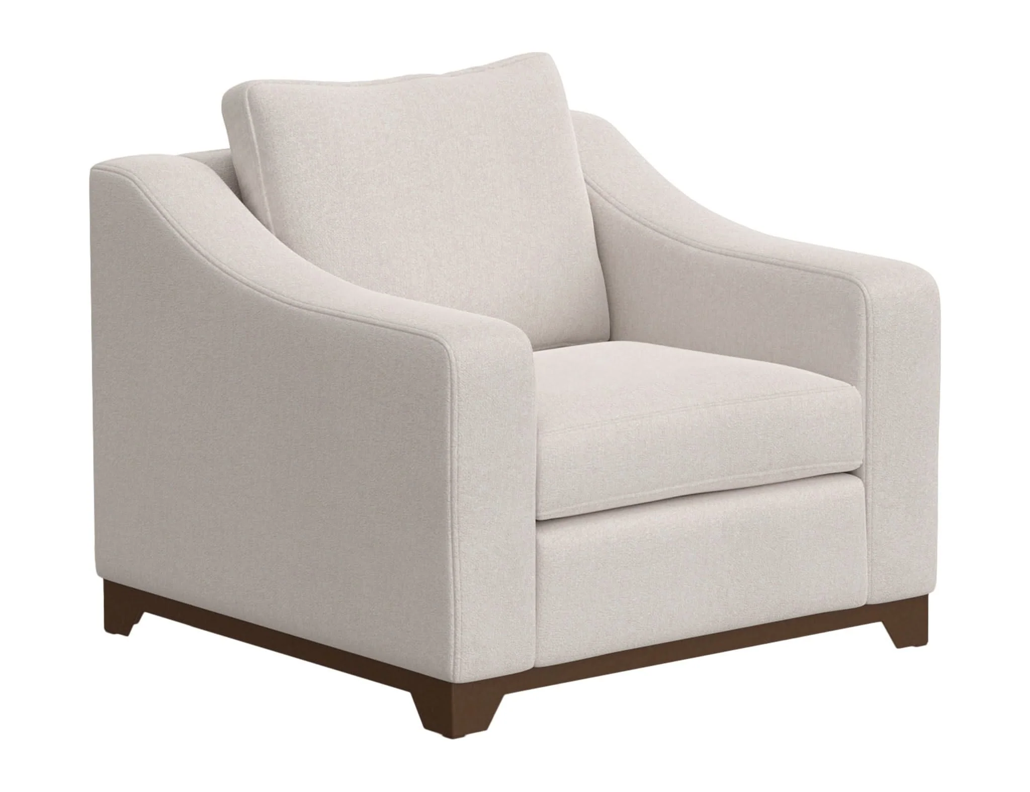 Natural Parota - Armchair - Mink Withe - Image 3