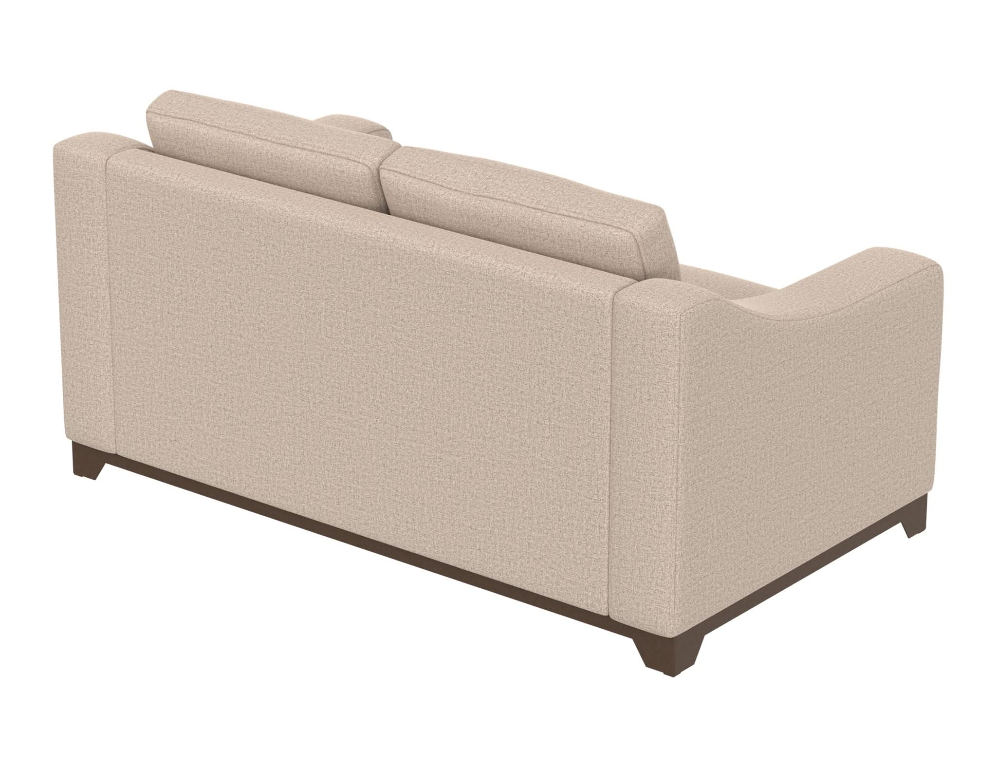 Natural Parota - Loveseat - Capuccino Brown - Image 3