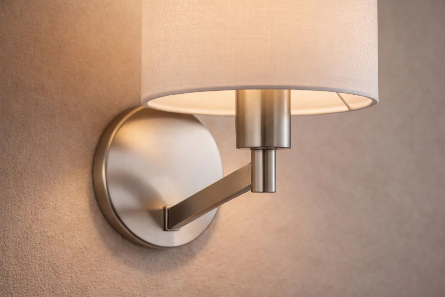 Nebula - Base Wall Lamp With Rotary Switch Shade - Brushed Nickel / Silver / White - Image 3