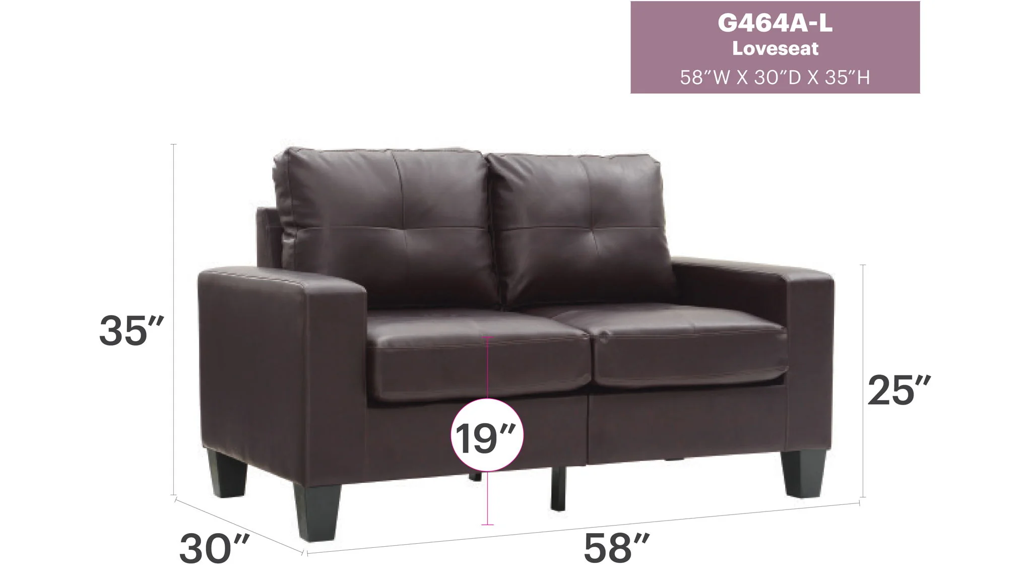 Newbury - Track Arm Loveseat For Cozy Spaces - Image 15
