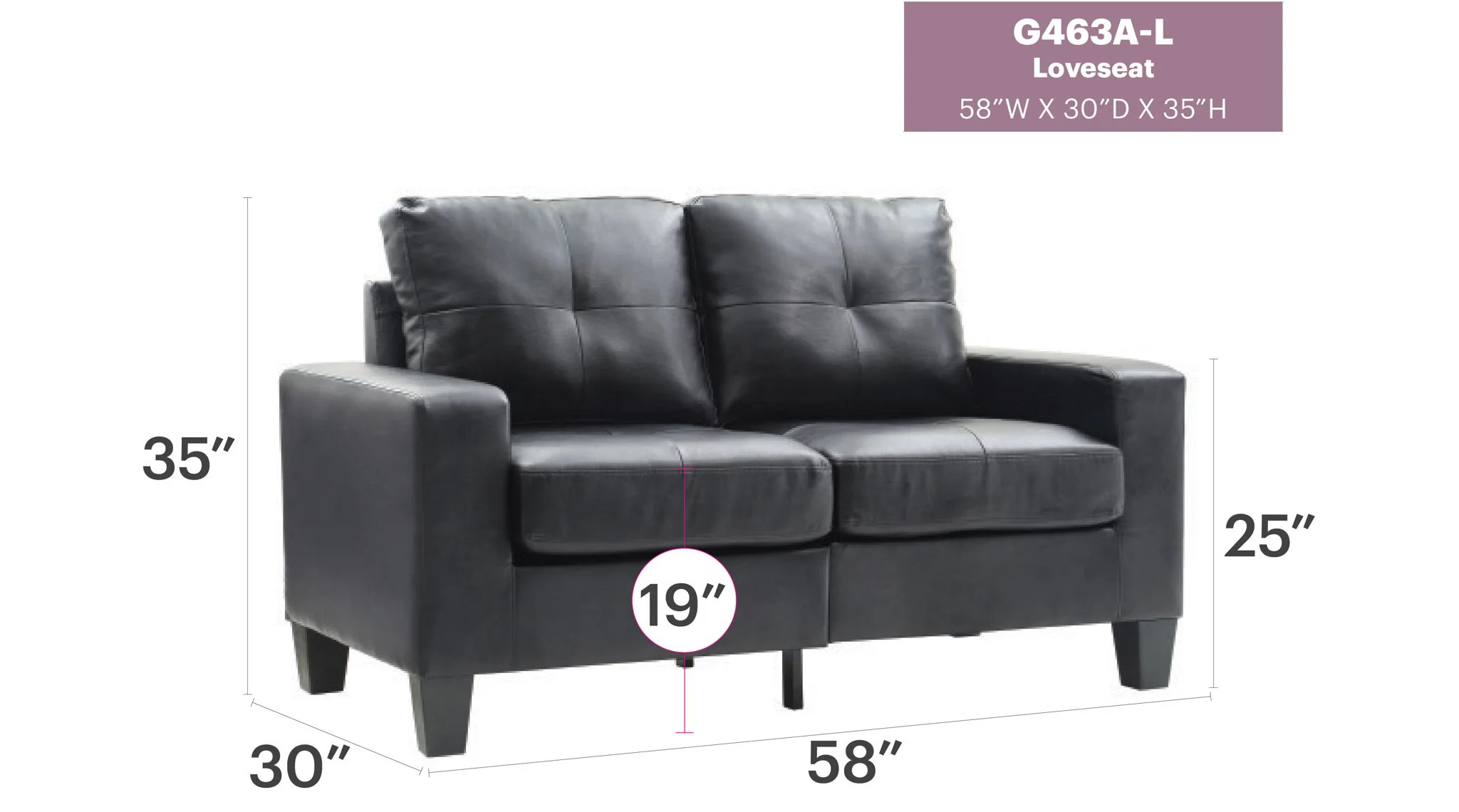 Newbury - Track Arm Loveseat For Cozy Spaces - Image 19