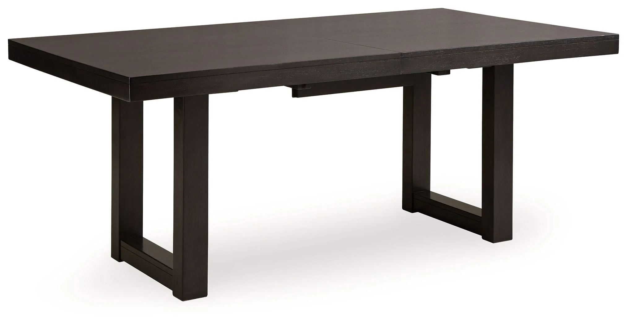 Neymorton - Rectangular Dining Room Butterfly Extension Table - Dark Grayish Brown - Image 3