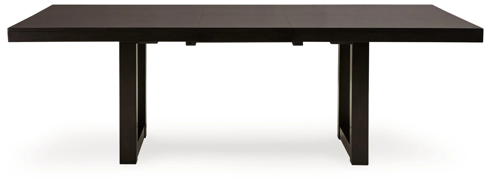 Neymorton - Rectangular Dining Room Butterfly Extension Table - Dark Grayish Brown - Image 4