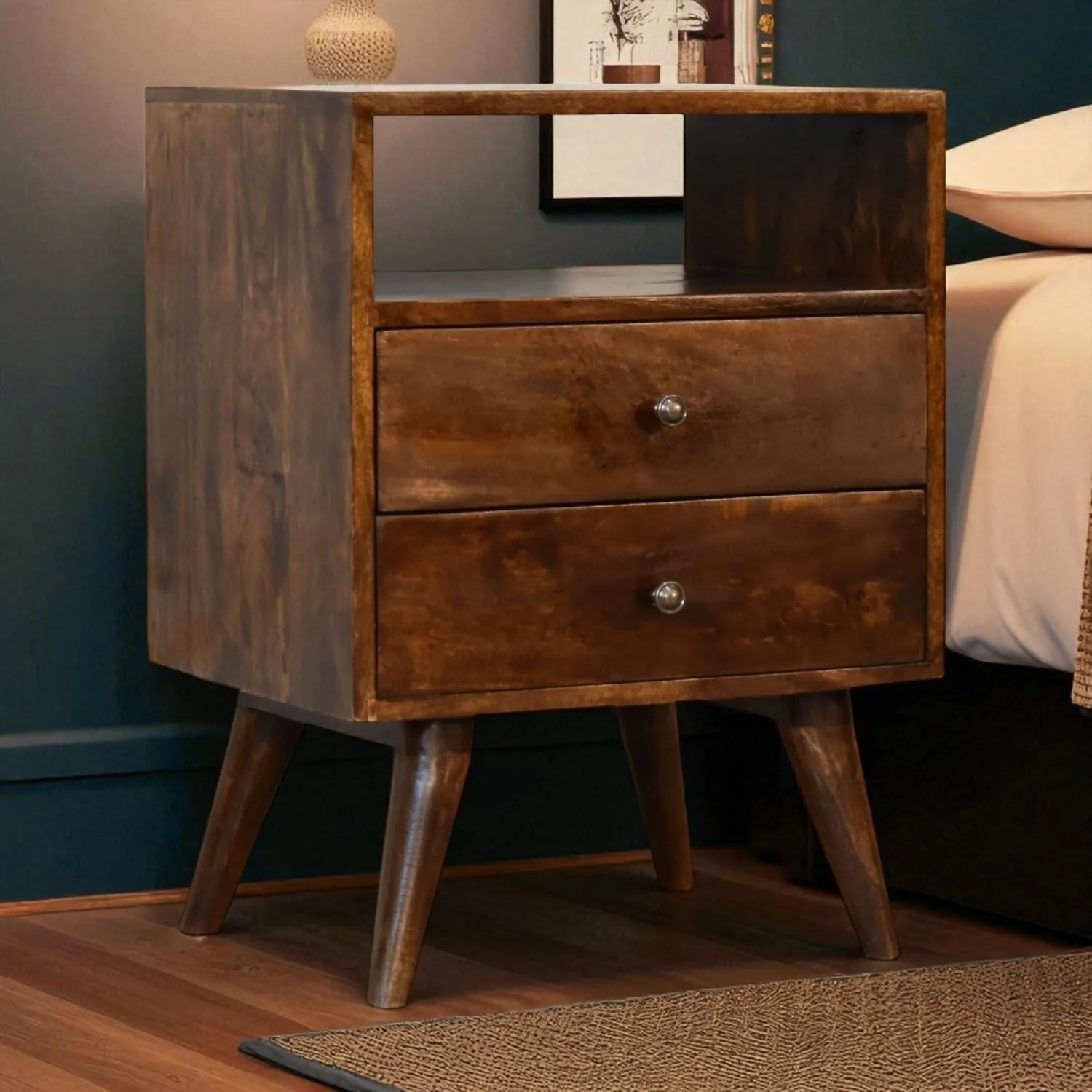 Nightstand - Brown - Image 4