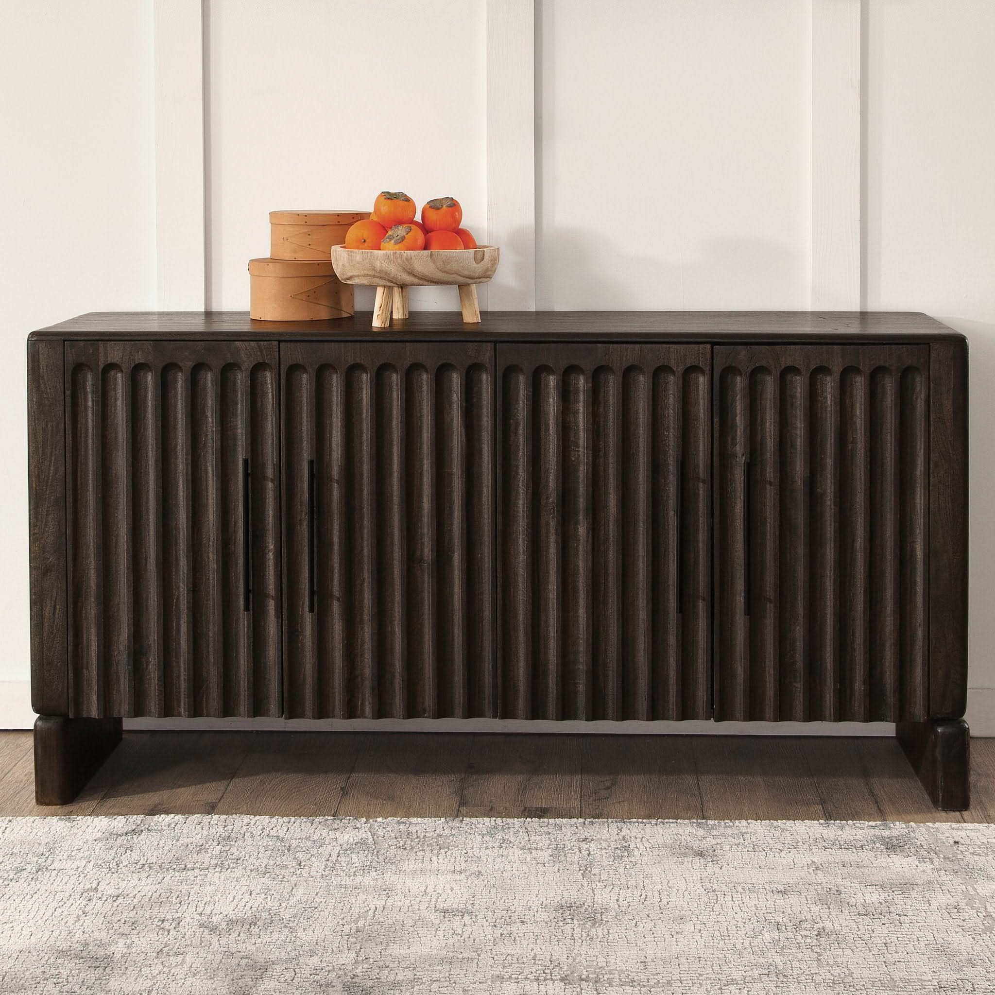 Norvell - 4-Door Sideboard - Brown - Image 2