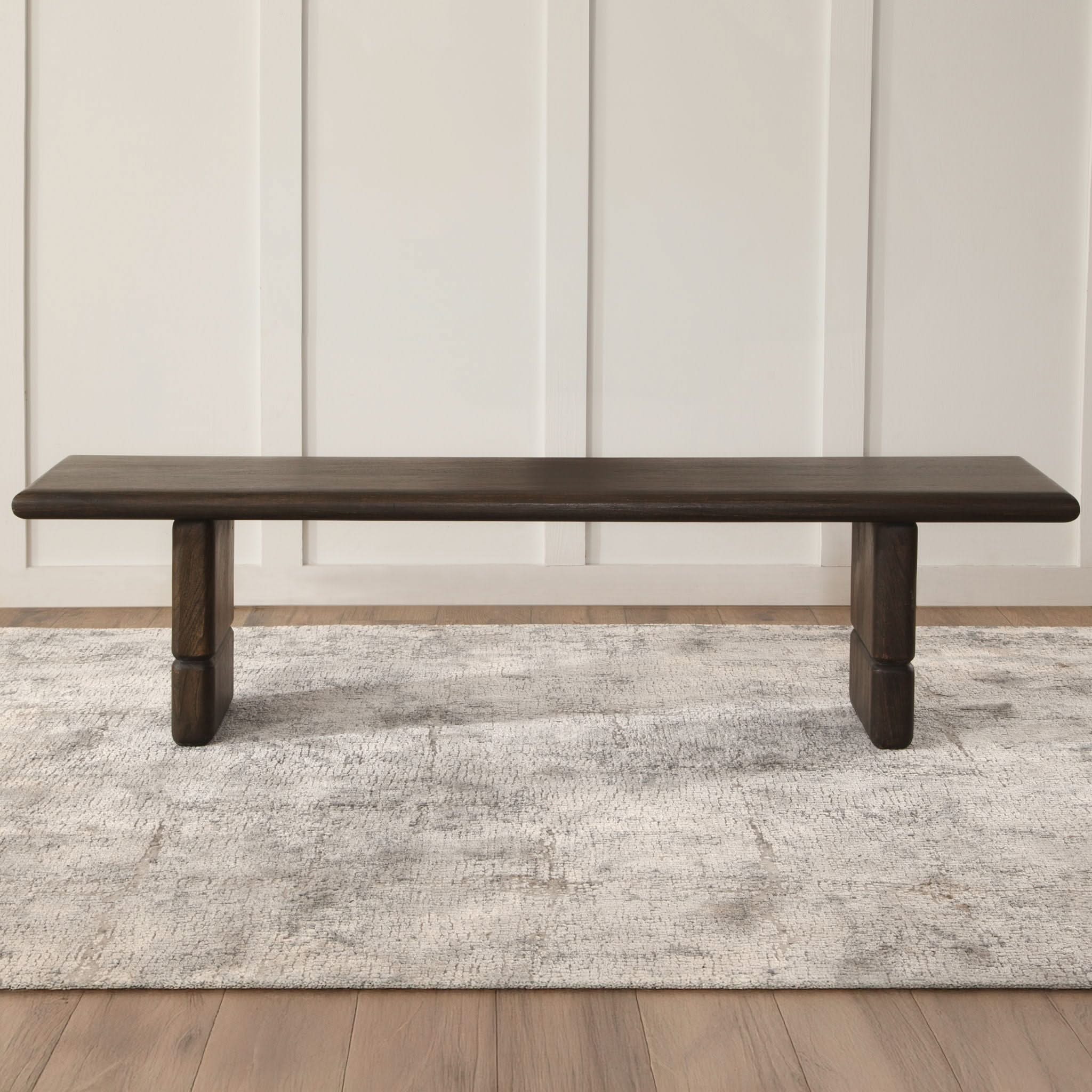 Norvell - Backless Dining Bench - Brown - Image 2