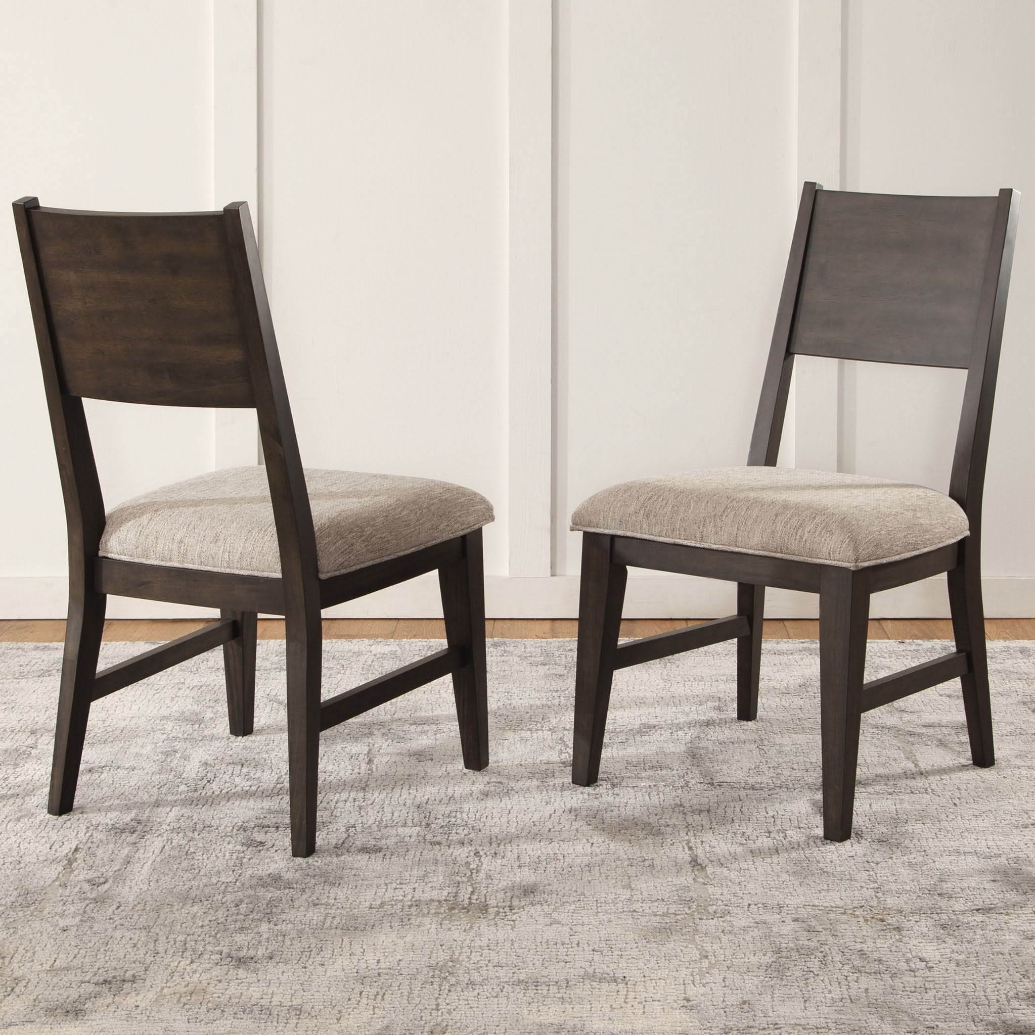 Norvell - Side Chair (Set of 2) - Gray / Brown - Image 2