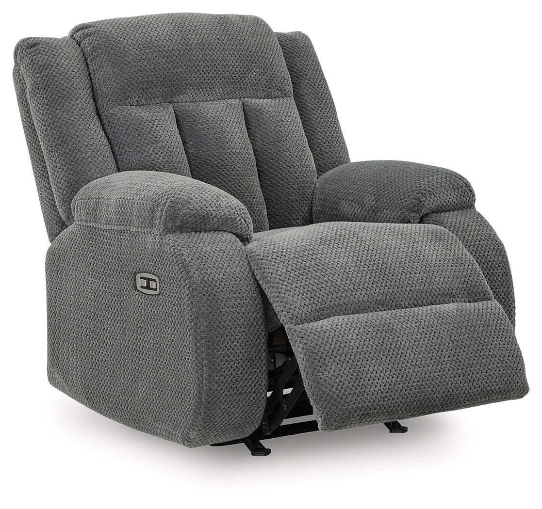 Observation - Power Rocker Recliner - Steel - Image 2