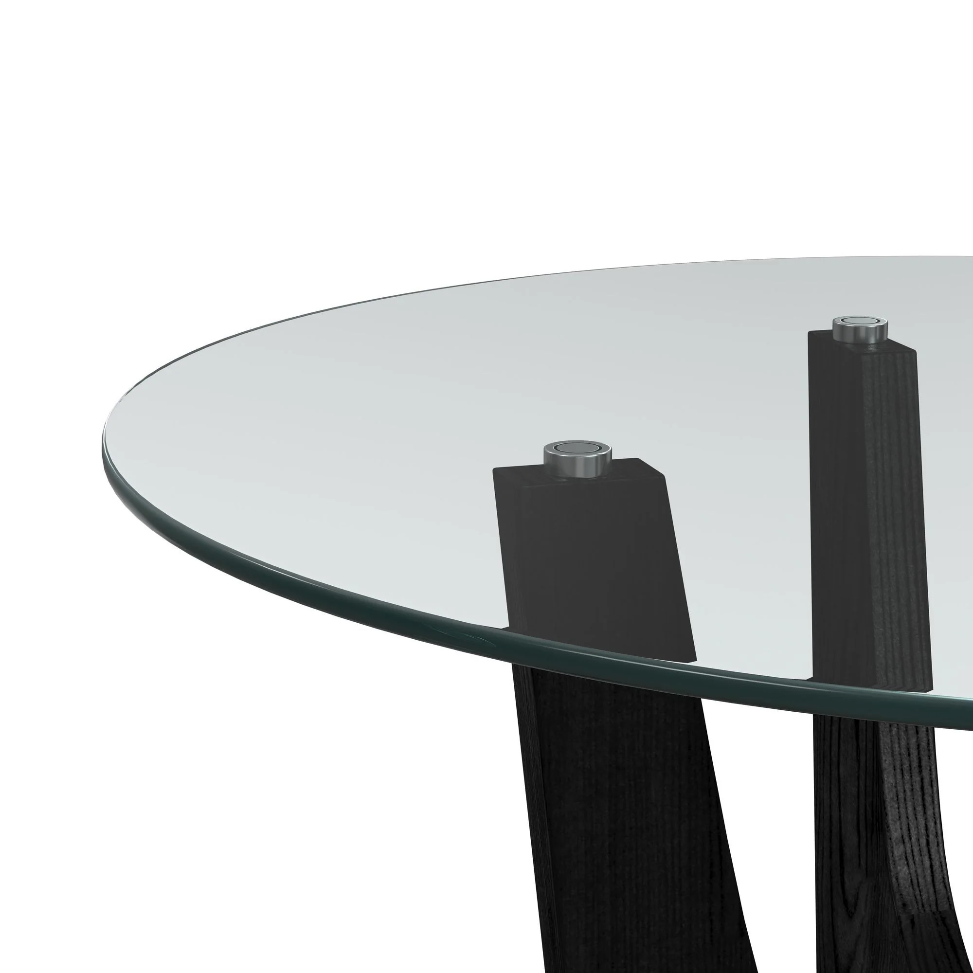 Oregon - Round Table With Glass Top - Image 5