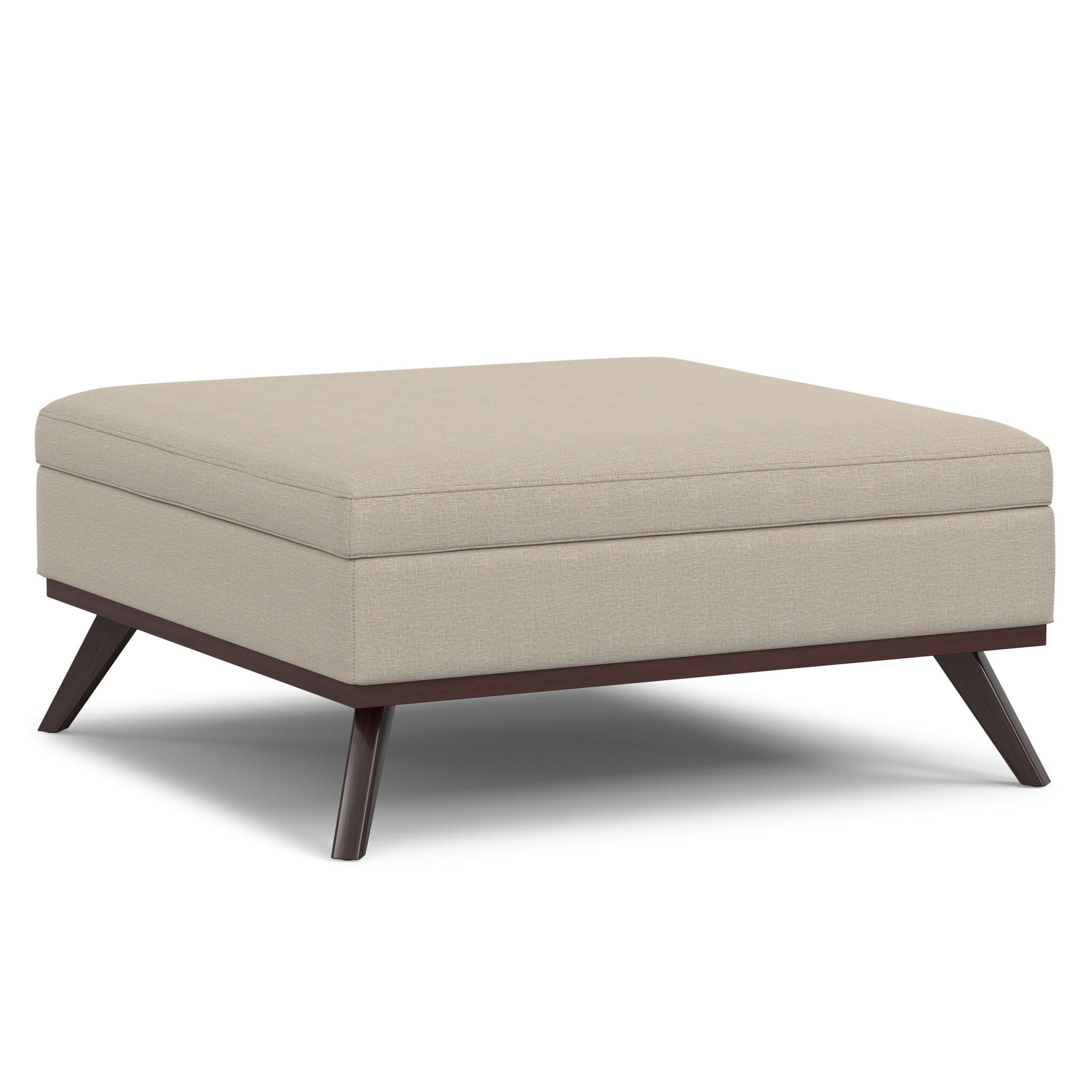 Owen - Multifunctional Square Coffee Table Storage Ottoman - Image 13
