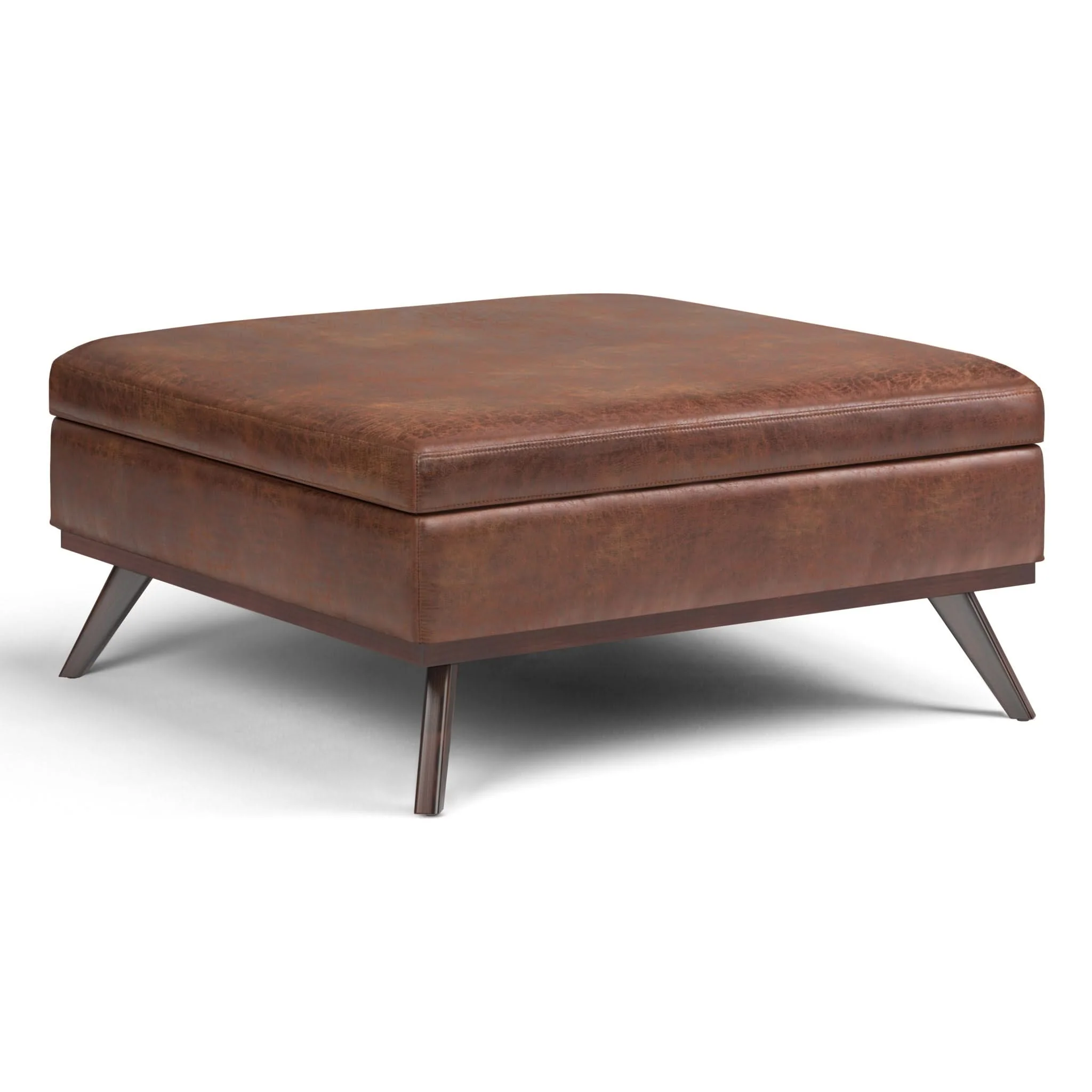 Owen - Multifunctional Square Coffee Table Storage Ottoman - Image 14