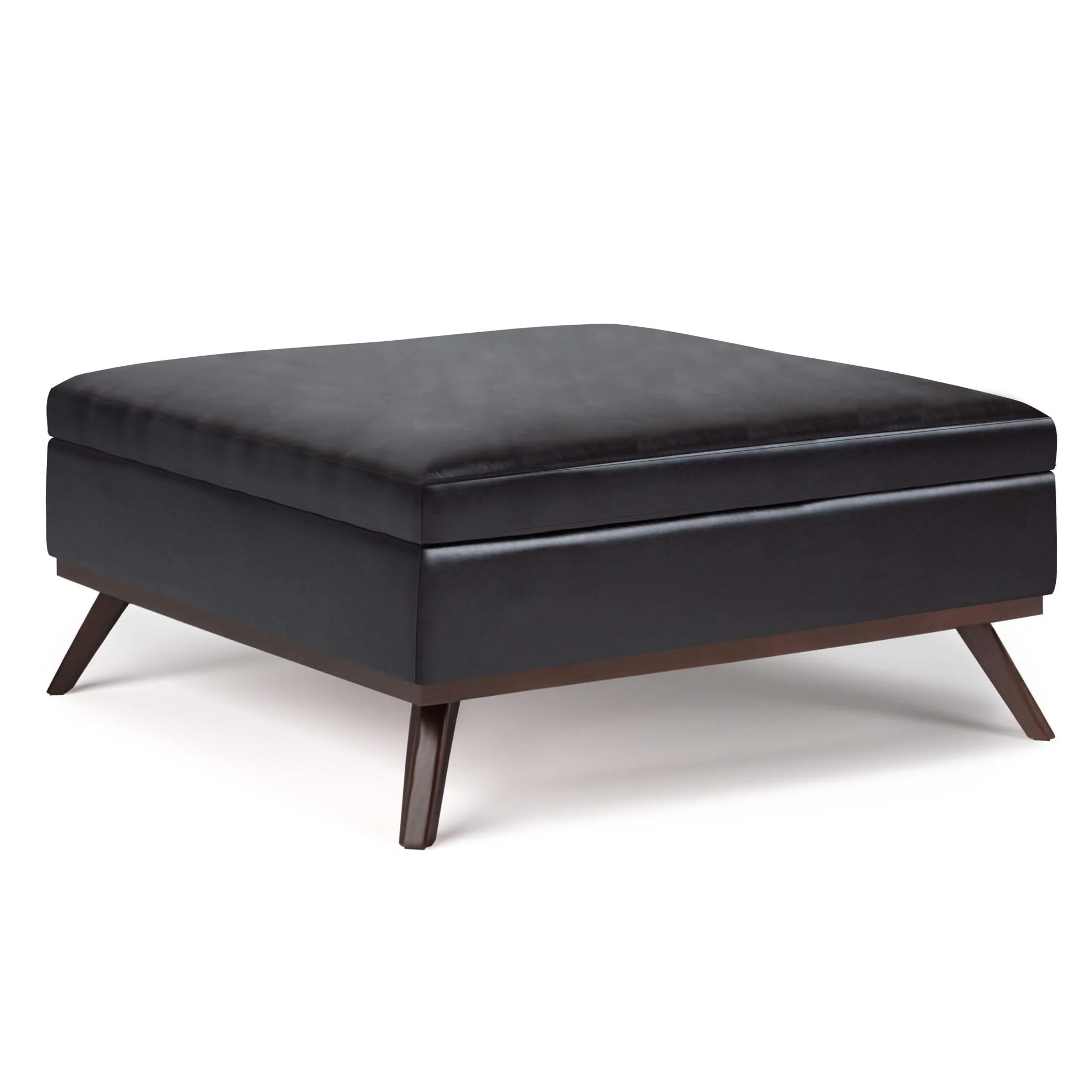 Owen - Multifunctional Square Coffee Table Storage Ottoman - Image 4
