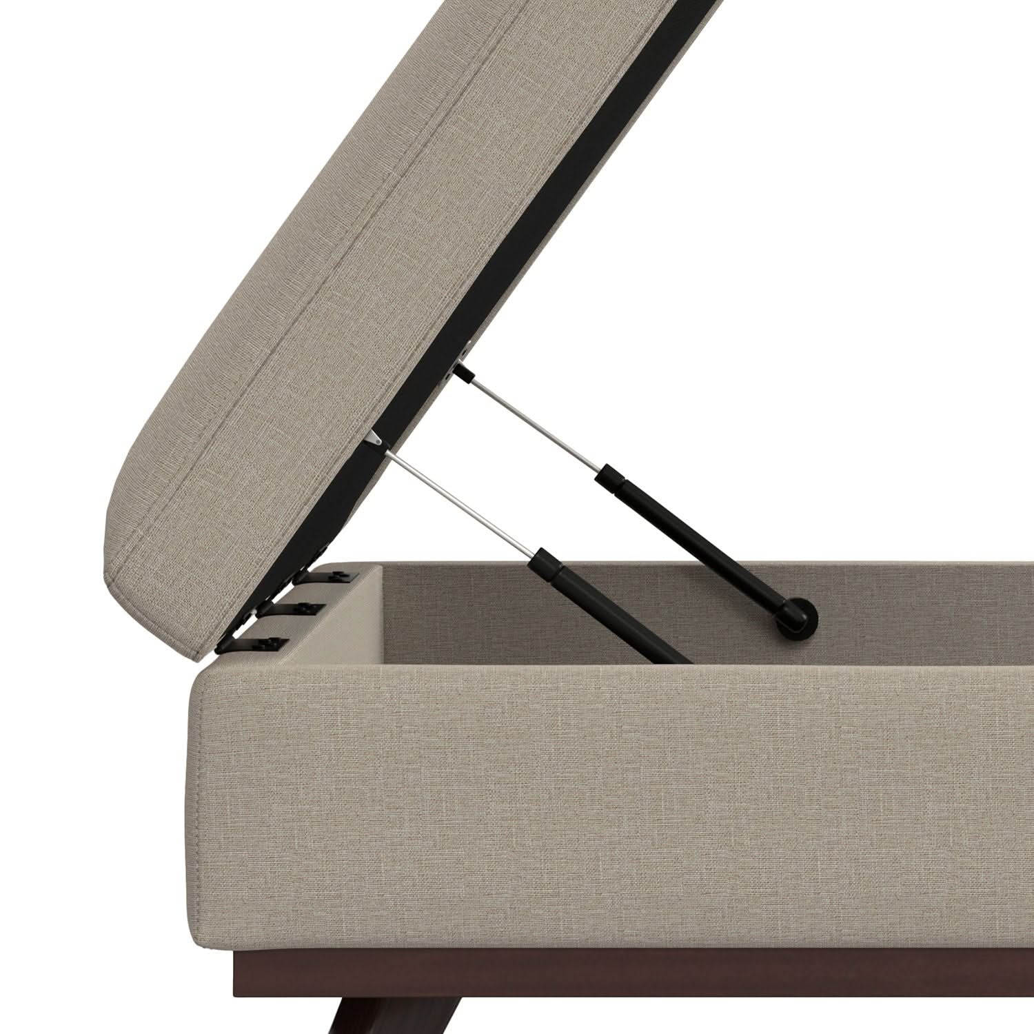Owen - Multifunctional Square Coffee Table Storage Ottoman - Image 51