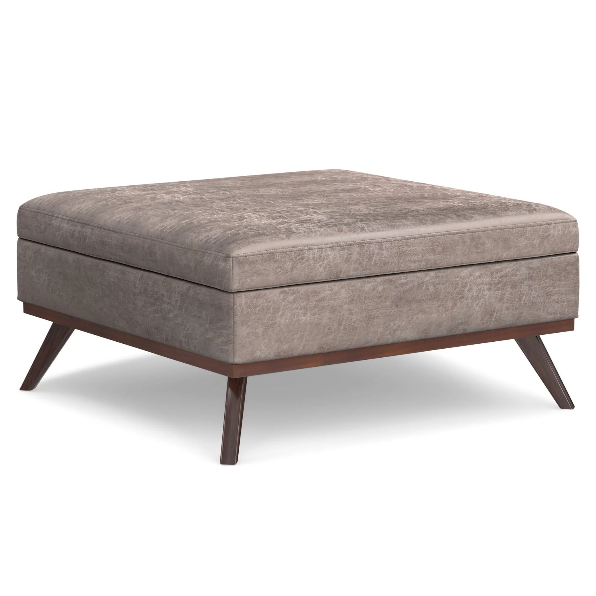 Owen - Multifunctional Square Coffee Table Storage Ottoman - Image 9