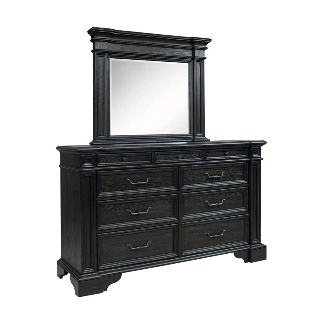 Palisade Brown Contemporary Dresser with Spacious Storage Drawers - Image 5