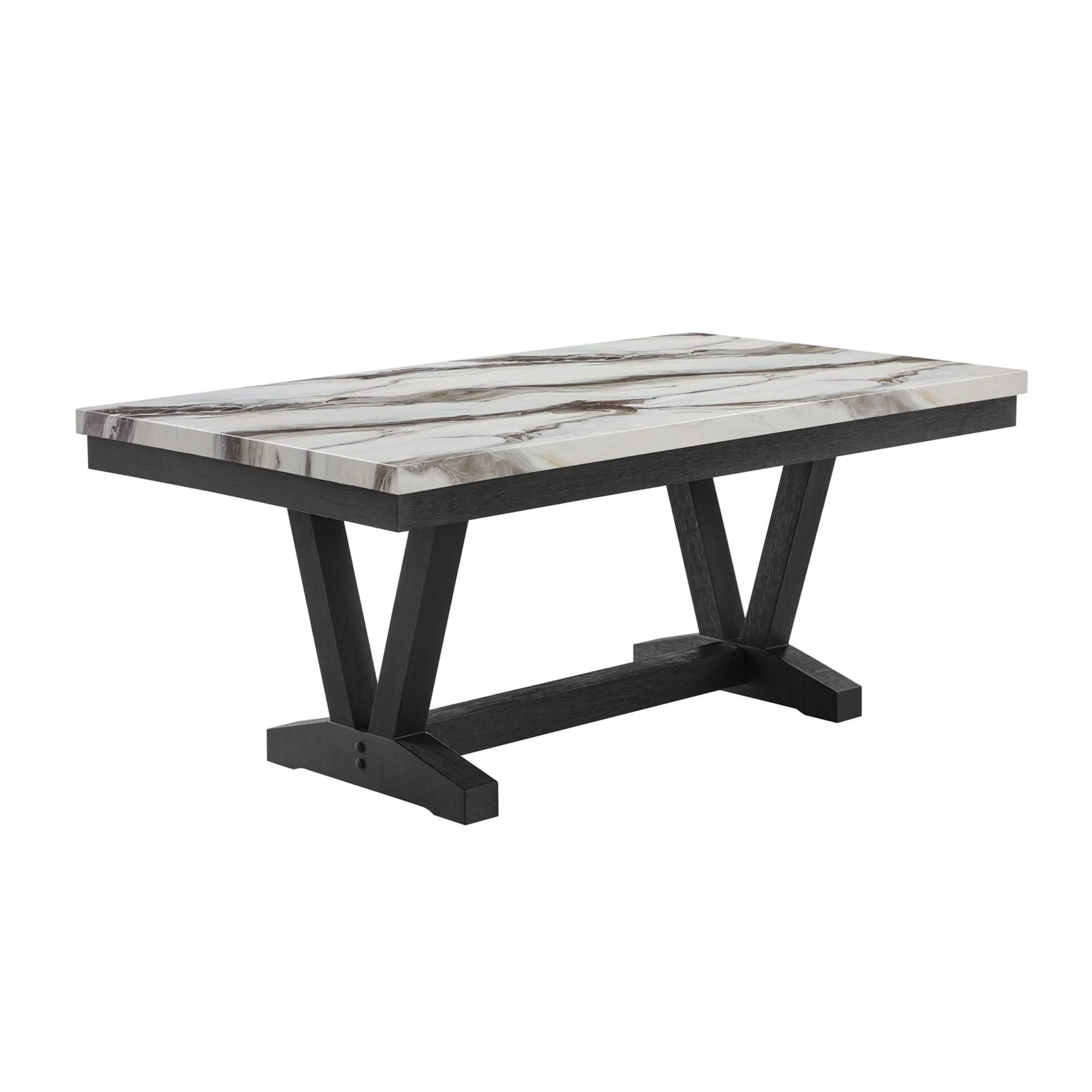 Panda Oceanic - Dining Table And Chairs Set - Black