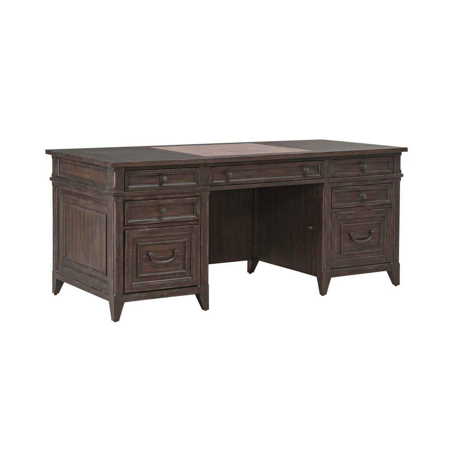 Paradise Valley - Executive Desk - Saddle Brown - Image 2