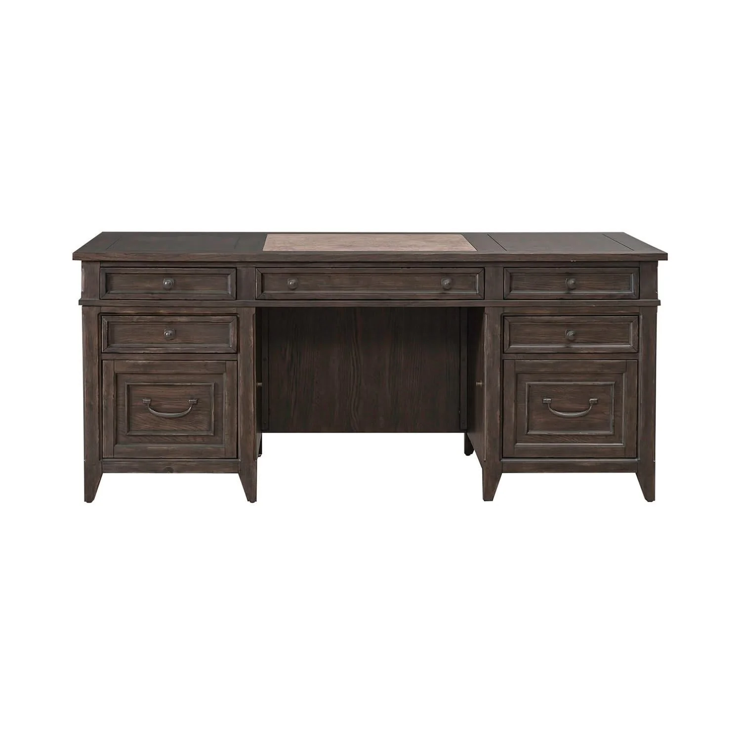 Paradise Valley - Executive Desk - Saddle Brown - Image 4