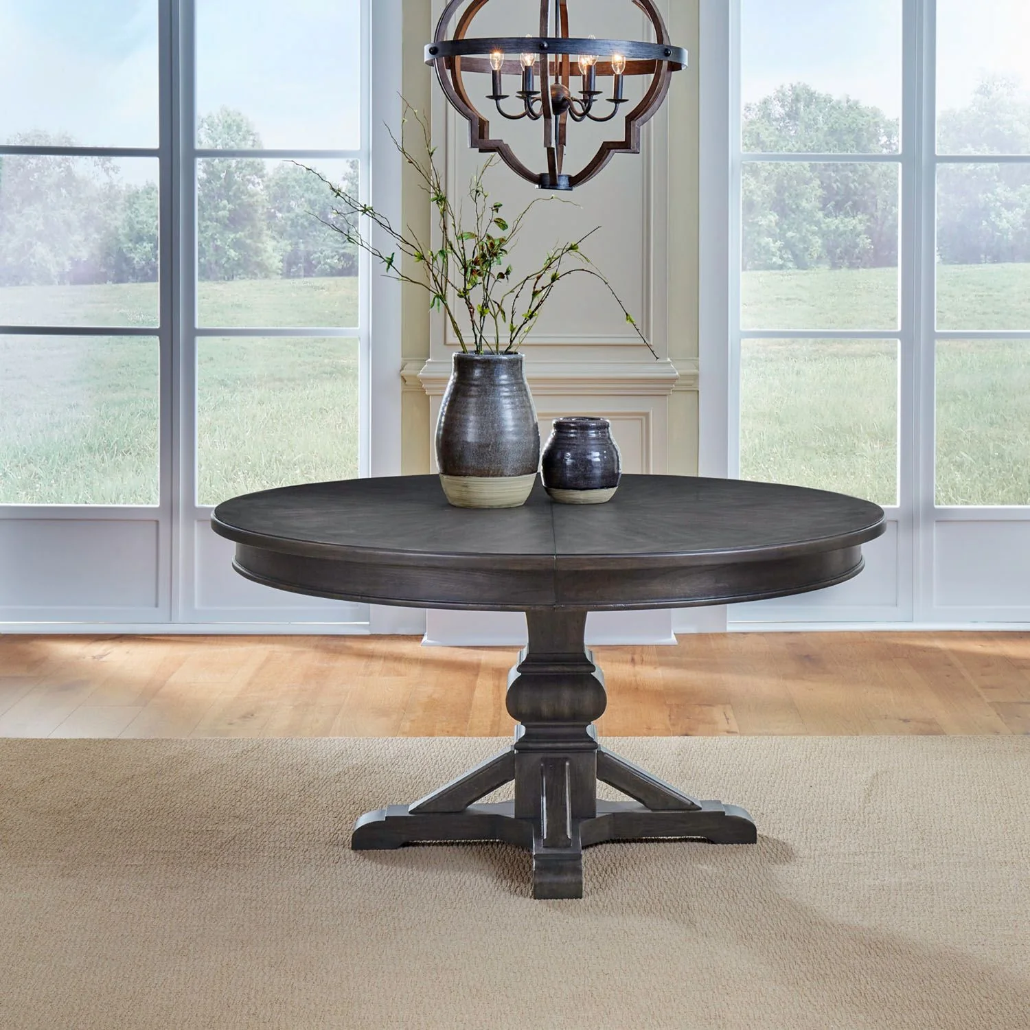 Paradise Valley - Pedestal Table - Saddle Brown - Image 2