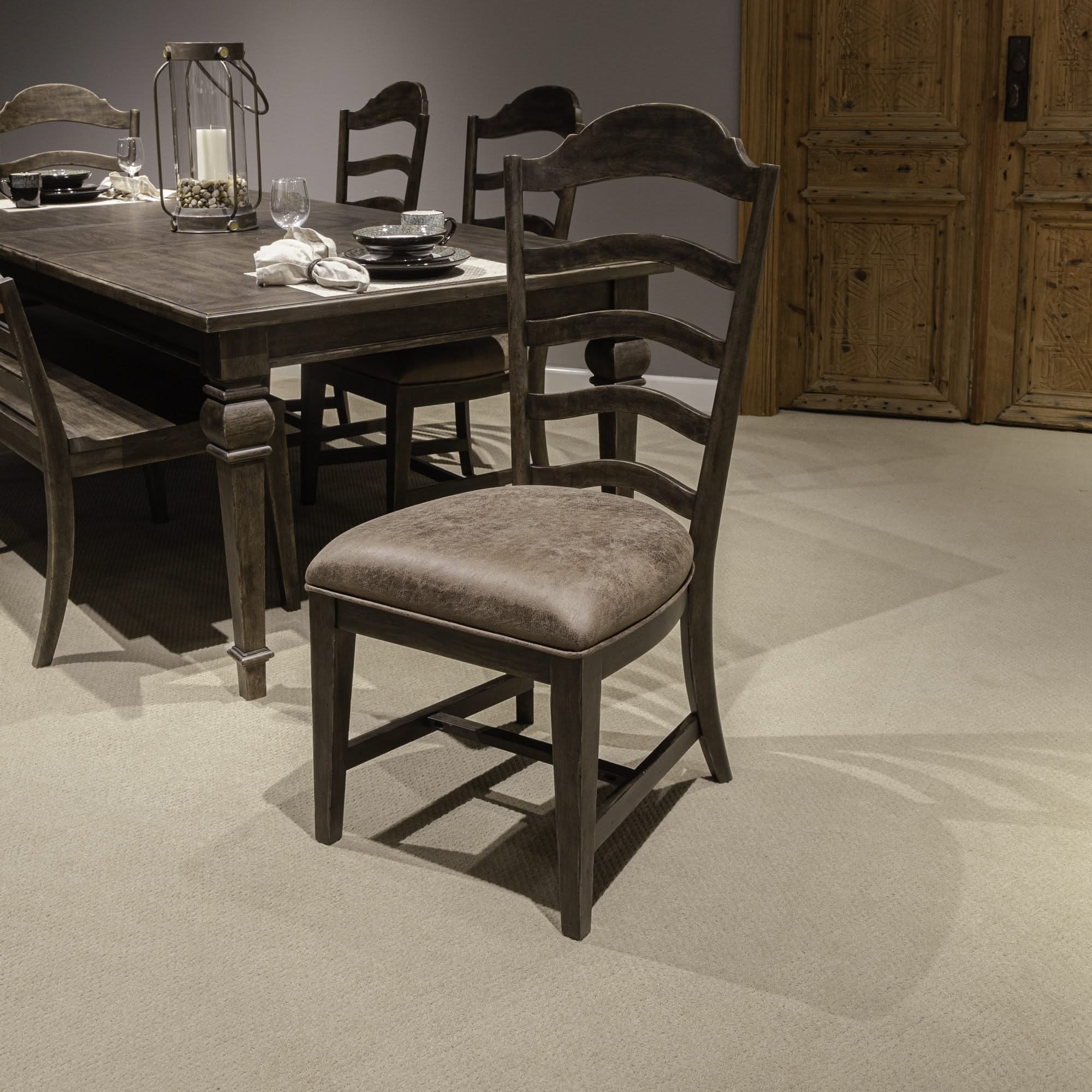 Paradise Valley - Upholstered Ladder Back Chair (RTA) - Image 2