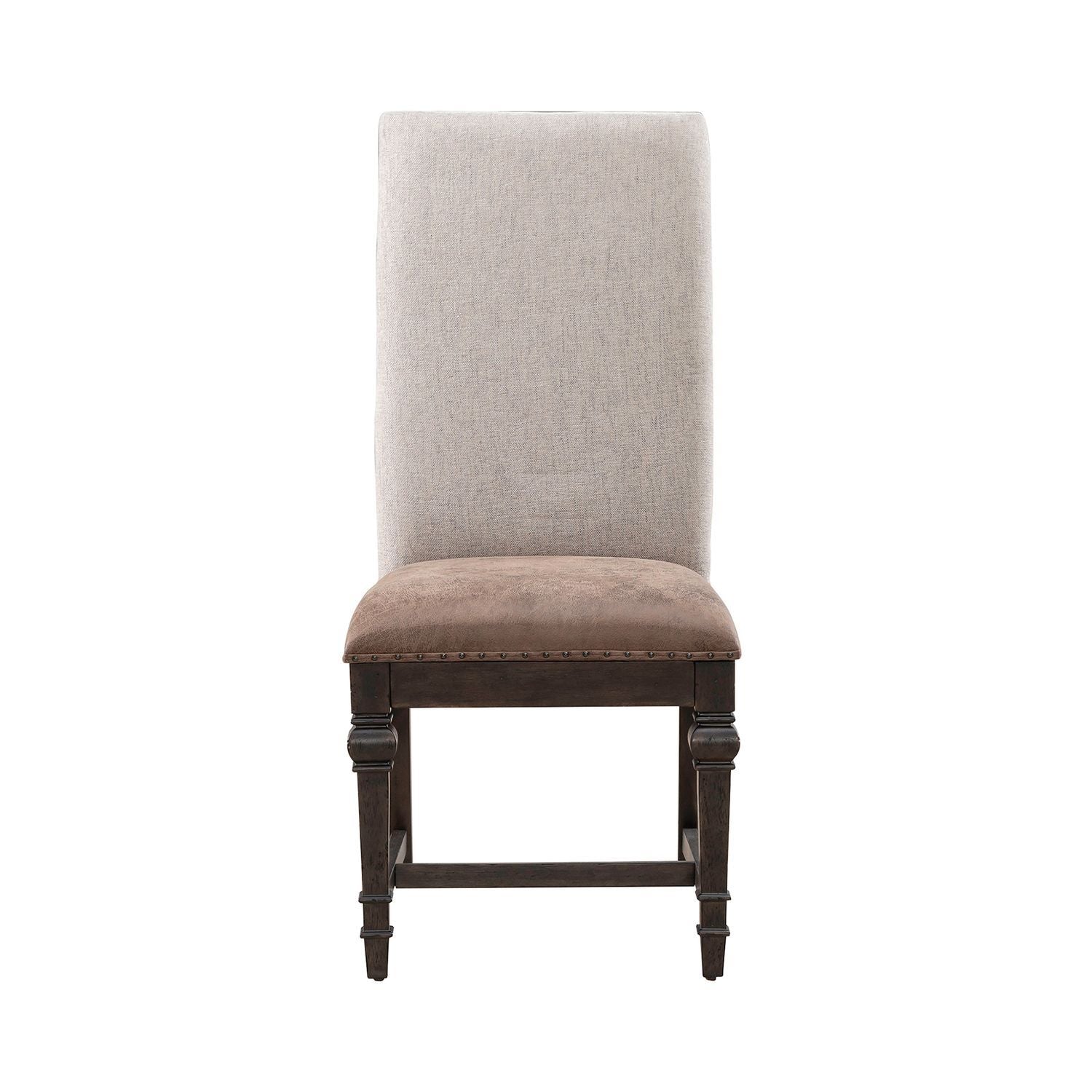 Paradise Valley - Upholstered Side Chair - Saddle Brown - Image 4