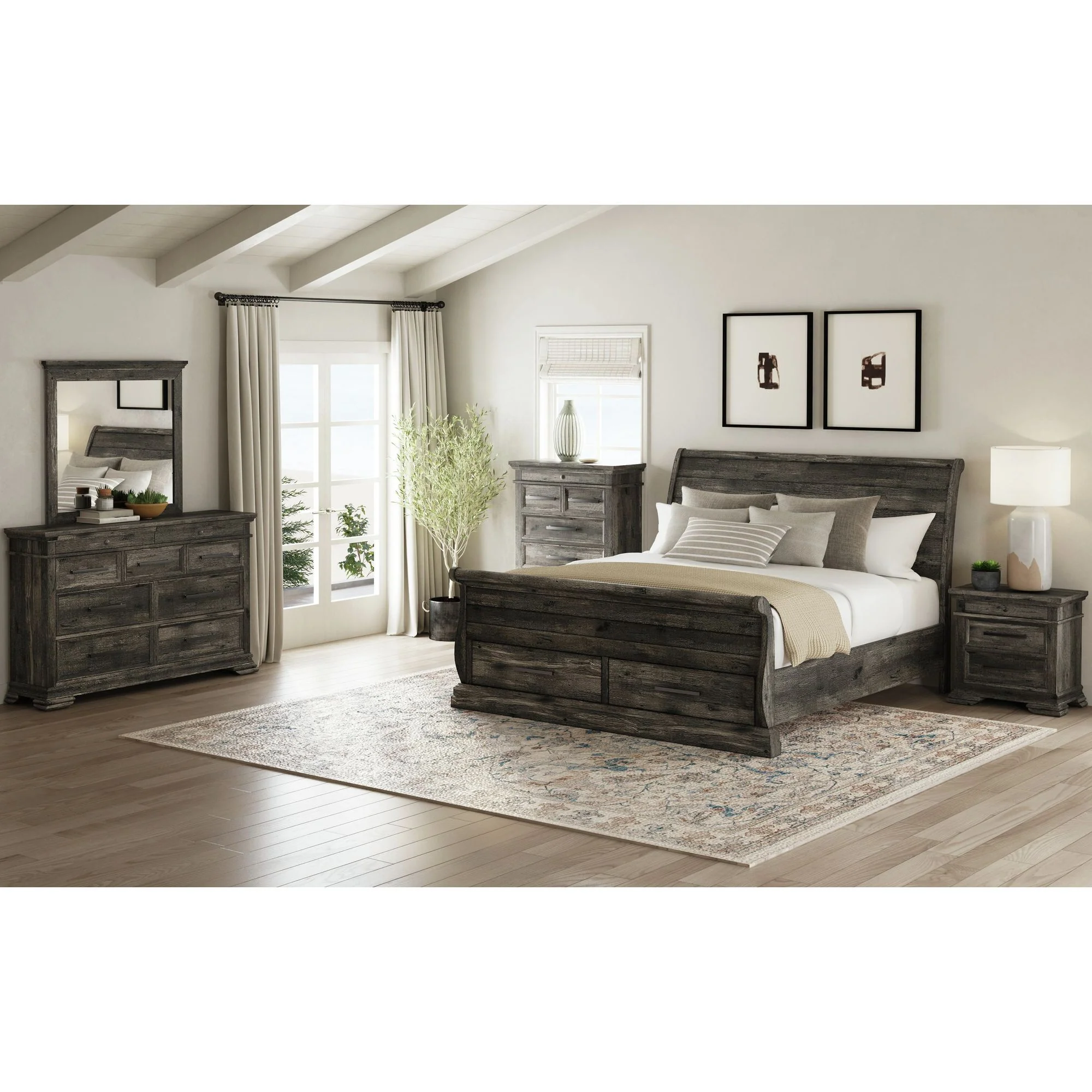 Park Ridge - Sleigh Storage Bed - Image 4