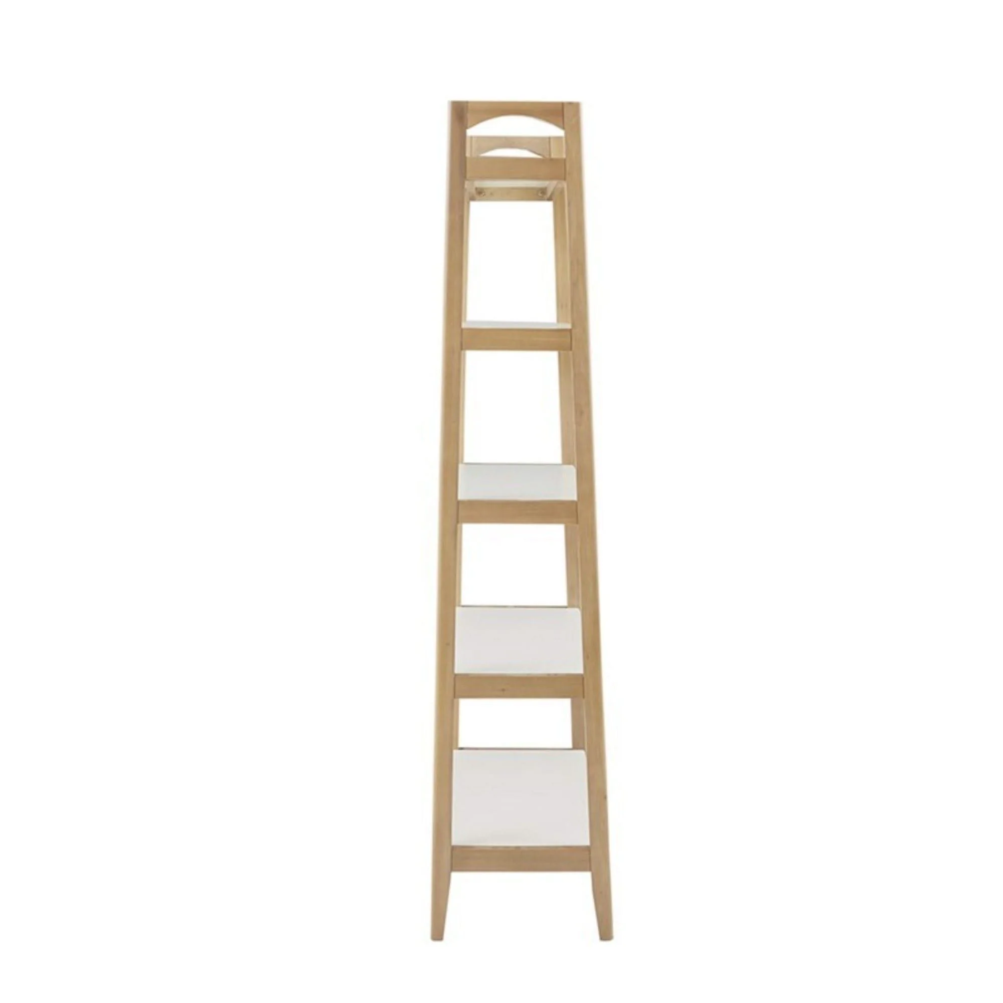 Parker - Bookcase With 5 Shelves - Off White / Natural - Image 3