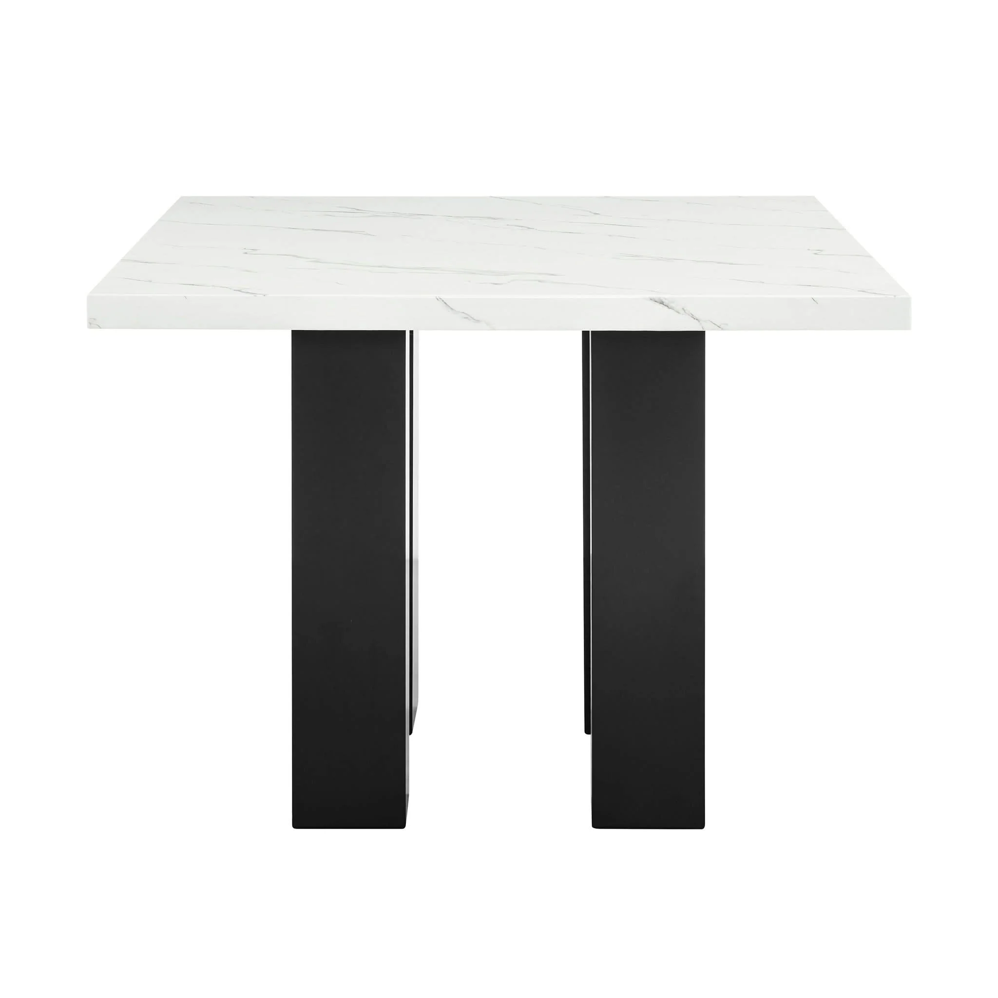 Parkside - Counter Height Table - White / Black - Image 4