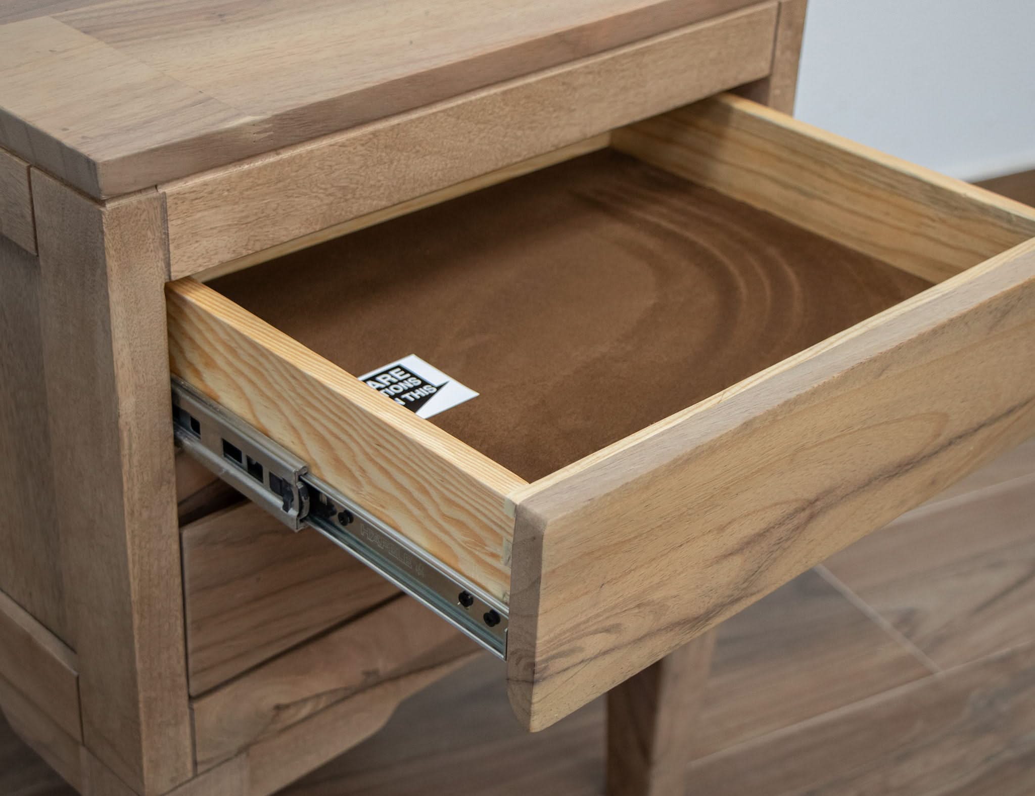 Parota Nova - 2 Drawer Nightstand - Brown Cappuccino - Image 2