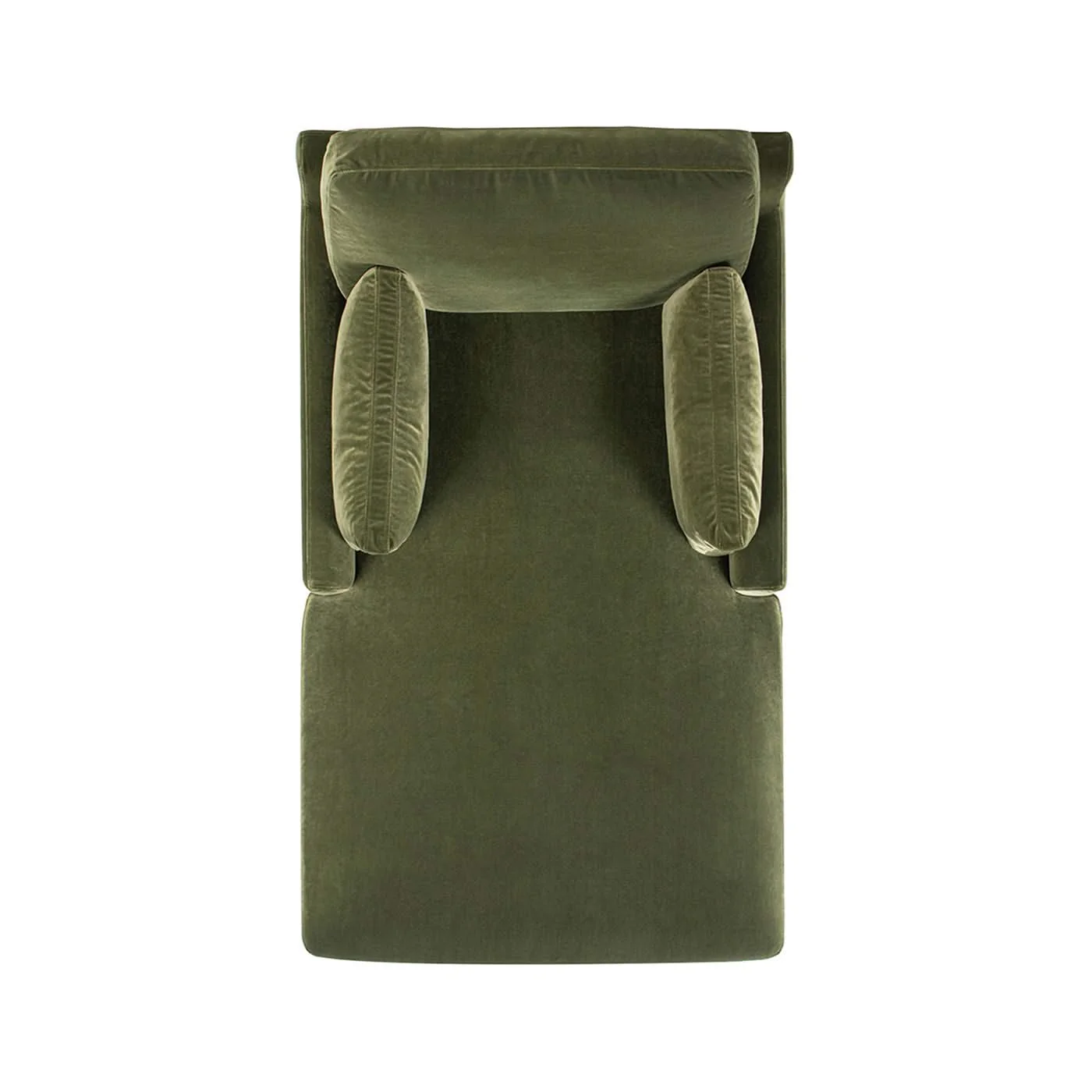 Pasadena - Modern Farmhouse Chaise Lounge Chair - Olive Green - Image 3