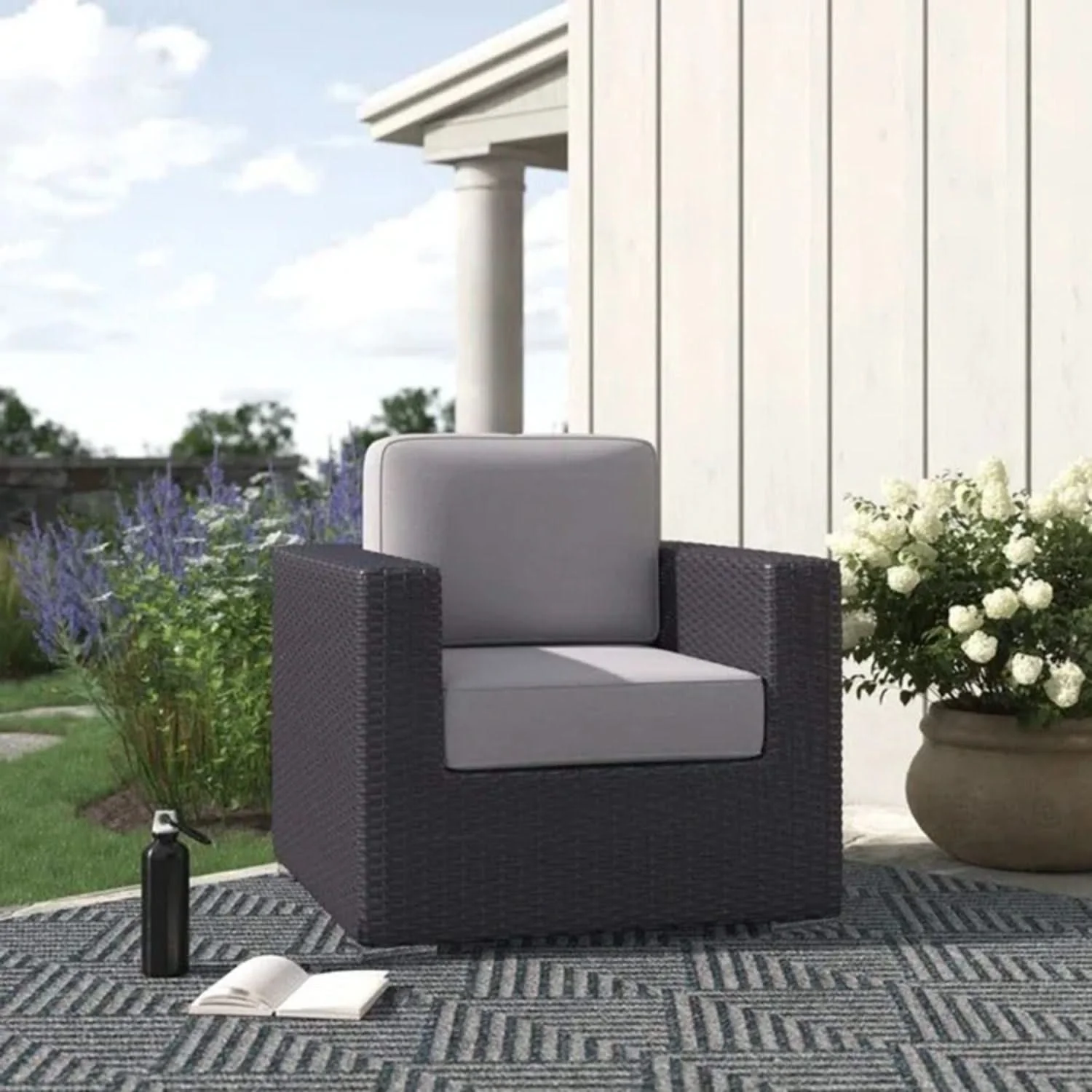 Patio Chair With Cushions Stylish Design - Image 9