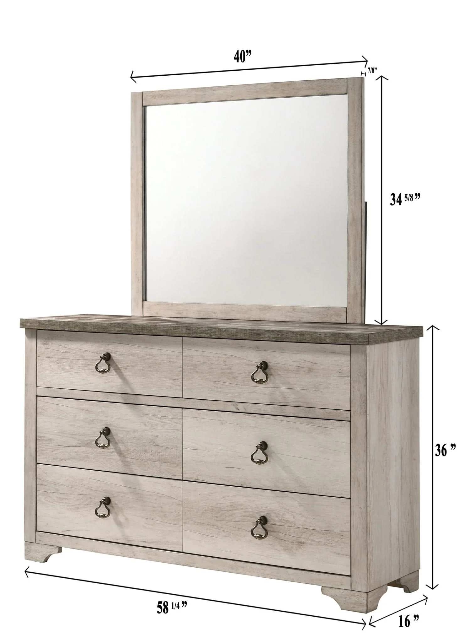 Patterson - Queen 5 Piece Bedroom Set - Beige - Image 3