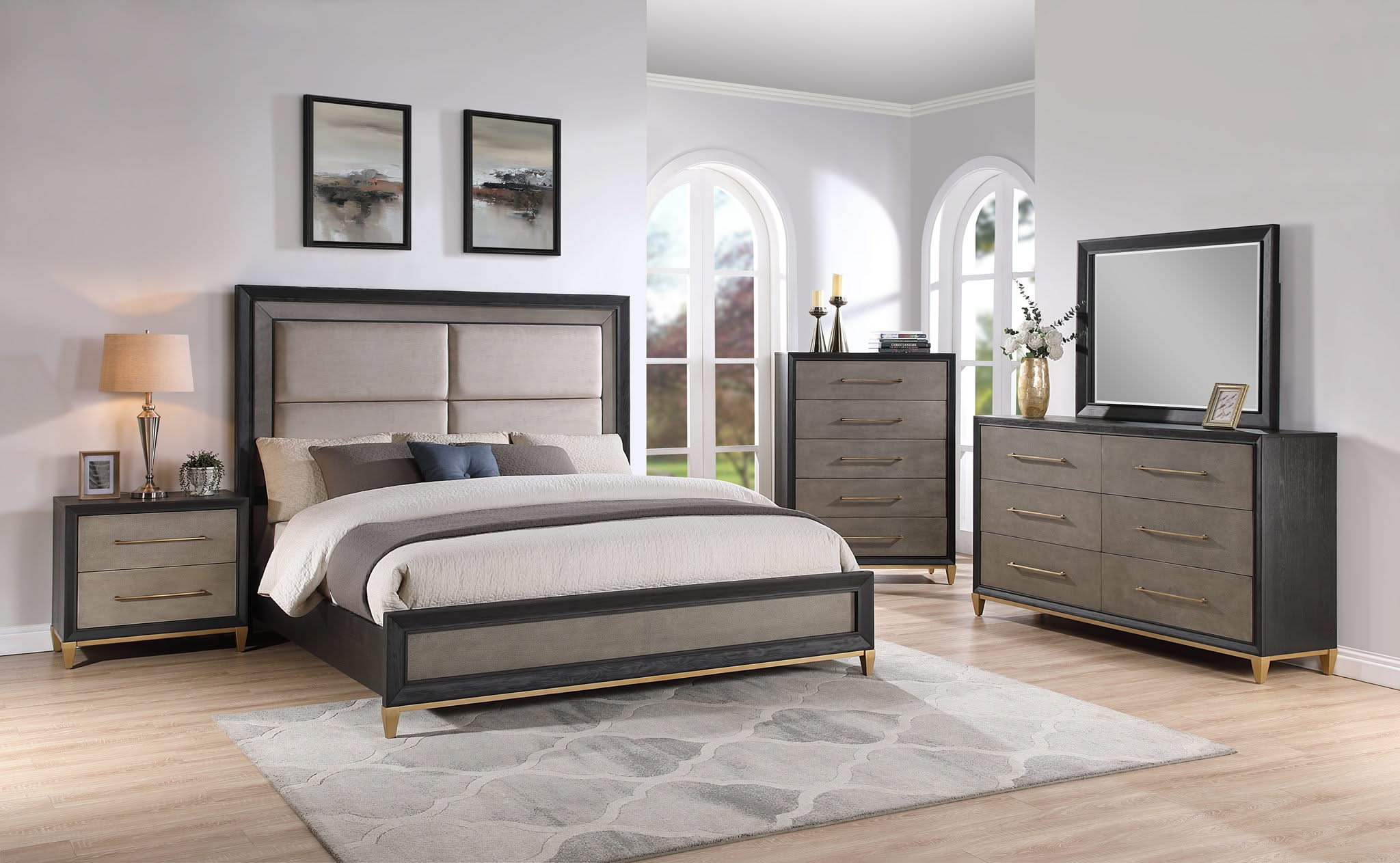 Payson - Dresser - Black / Gray - Image 3