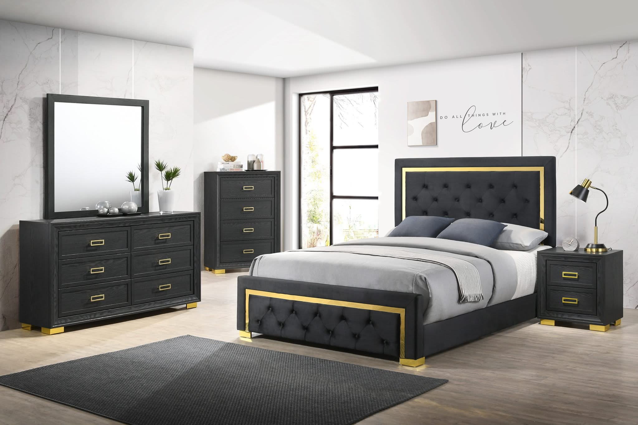 Pepe - Queen Bed - Black - Image 4