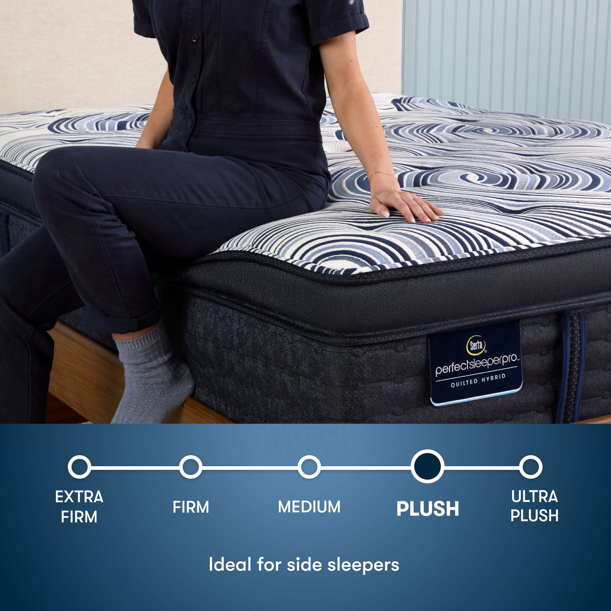 Perfect Sleeper Pro - 15" Edinburgh Hybrid Latex Plush Pillow Top Mattress - Image 2