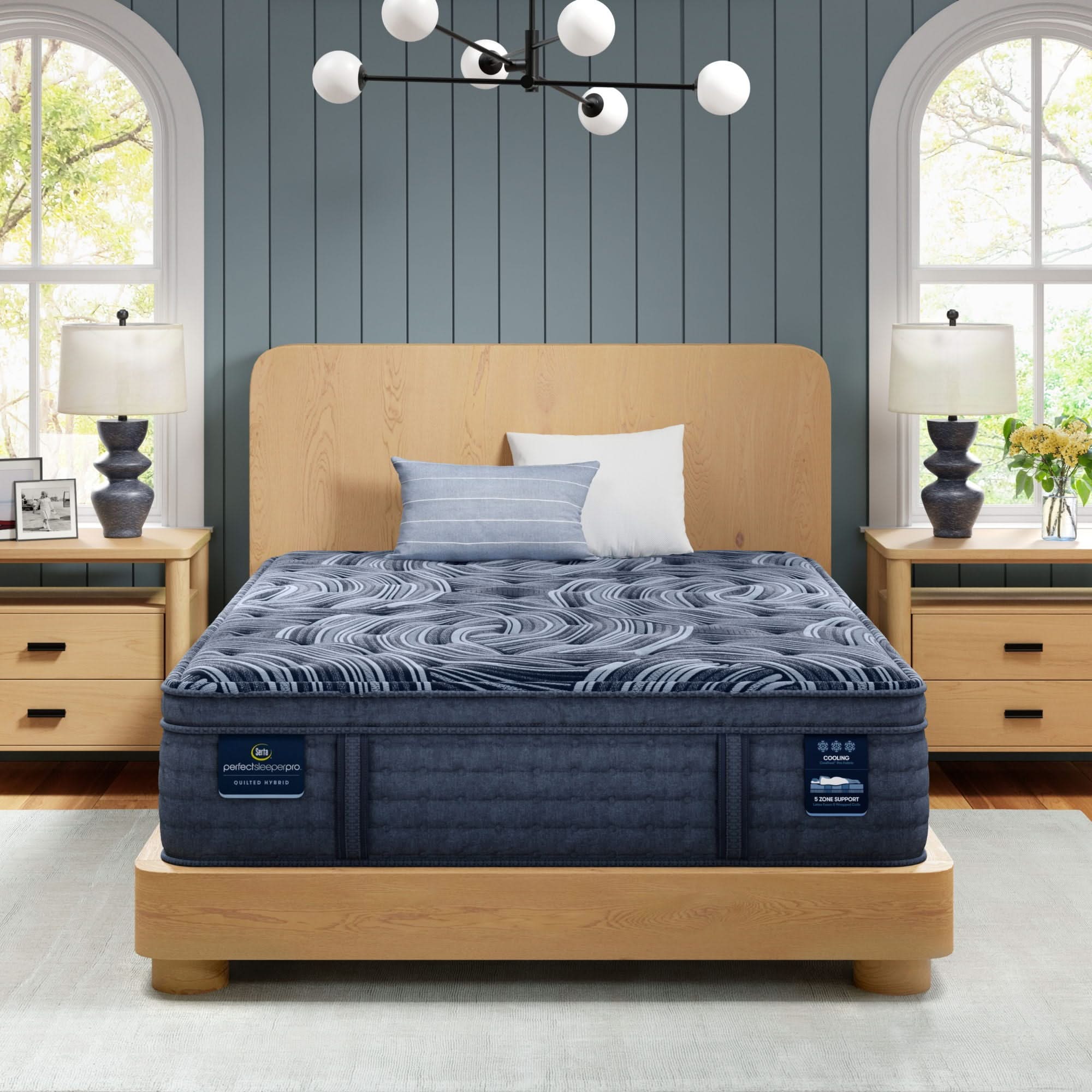 Perfect Sleeper Pro - 15" Valais Latex Hybrid Plush Pillow Top Mattress