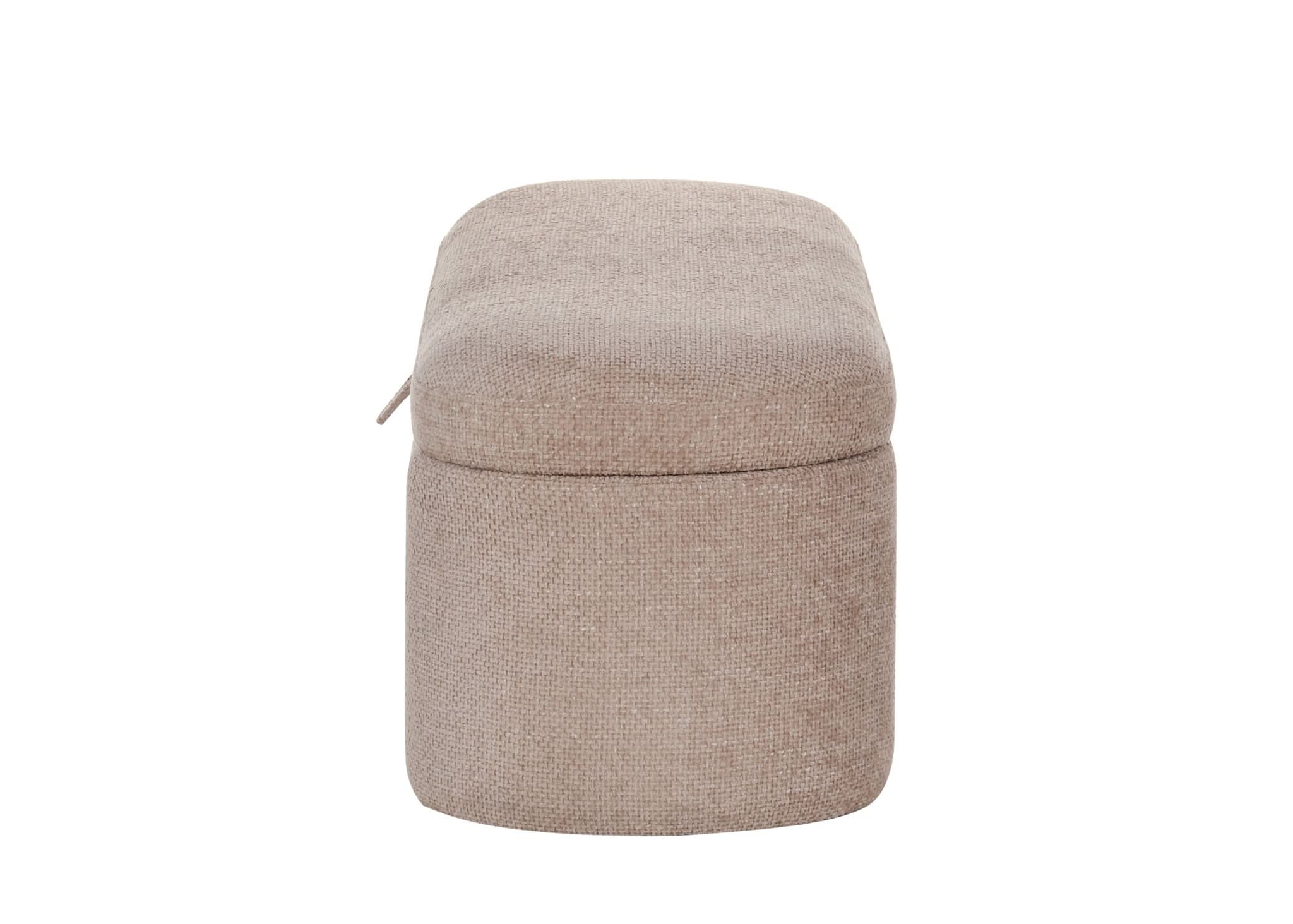 Philipa - Storage Bench - Mauve Tweed - Image 2