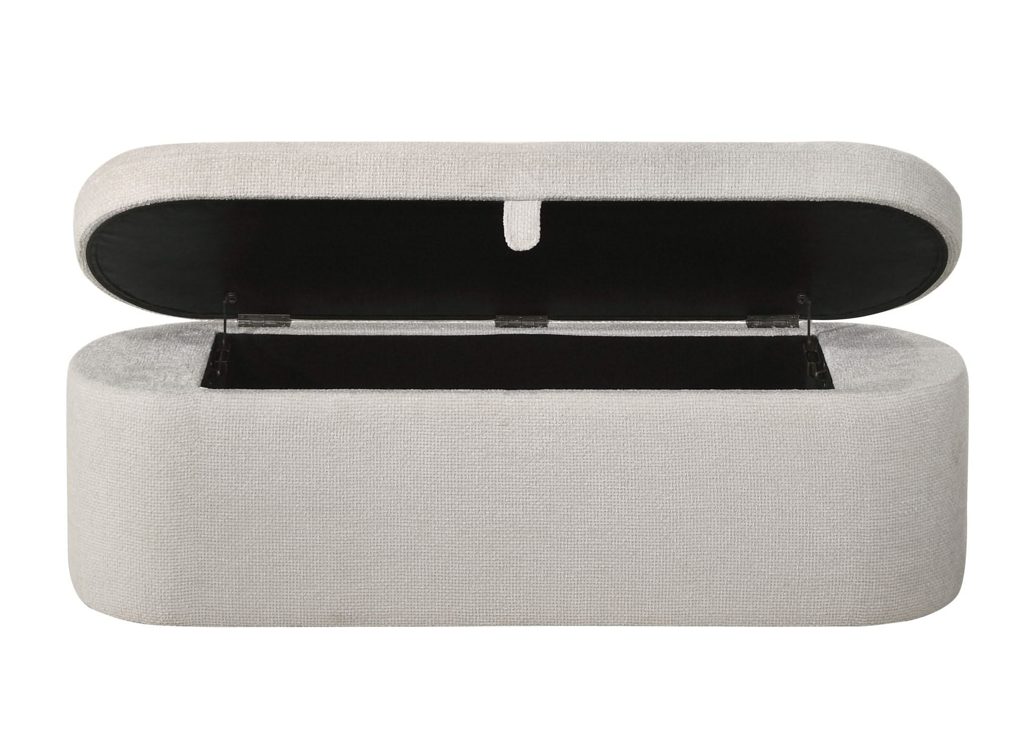 Philipa - Storage Bench - Oatmeal Tweed - Image 3